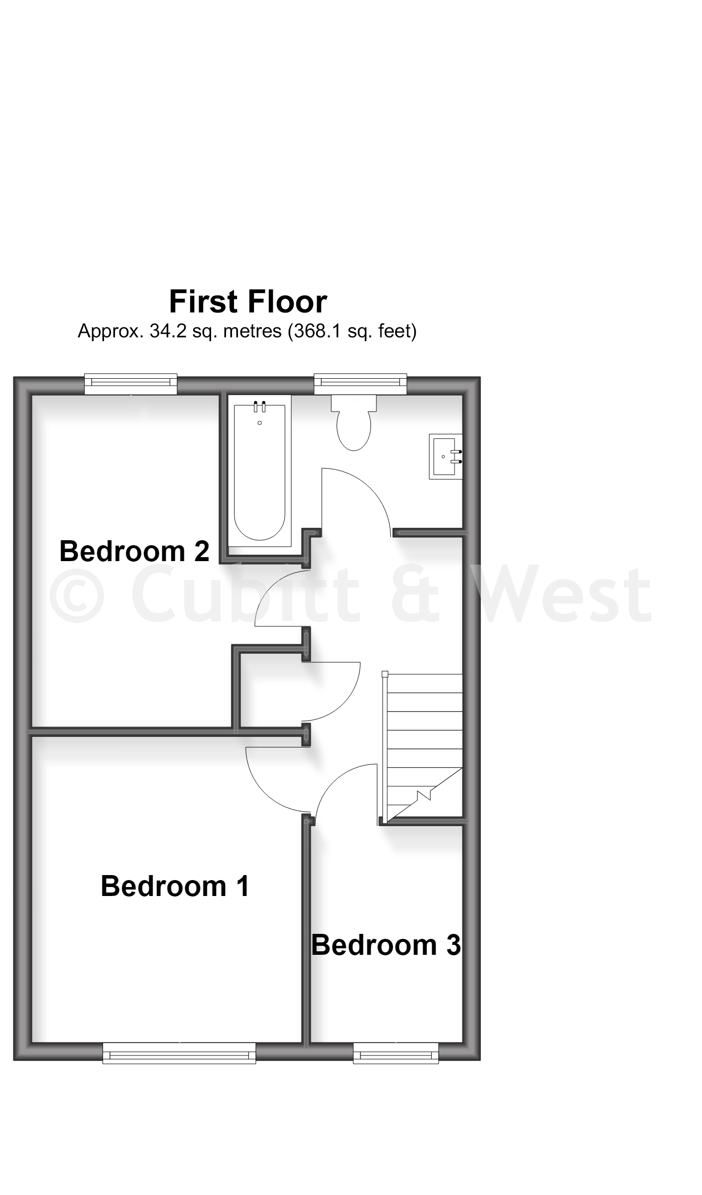 3, Springfield Close, Chichester floorplan