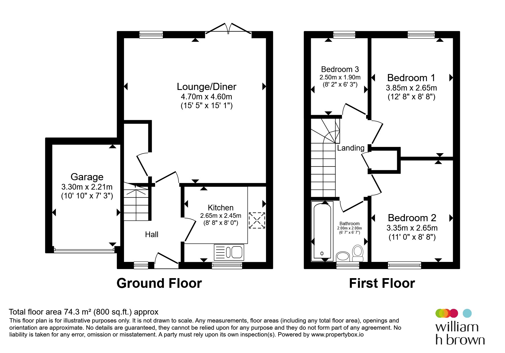 26, Stagshaw Drive, Peterborough floorplan