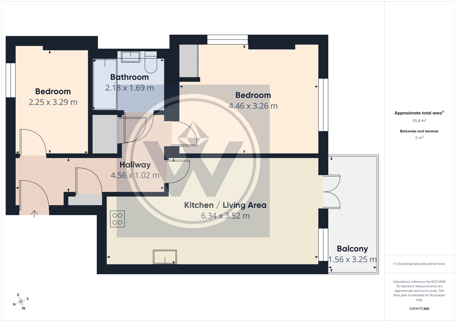 Flat 103,Bluenote Apartments, London floorplan