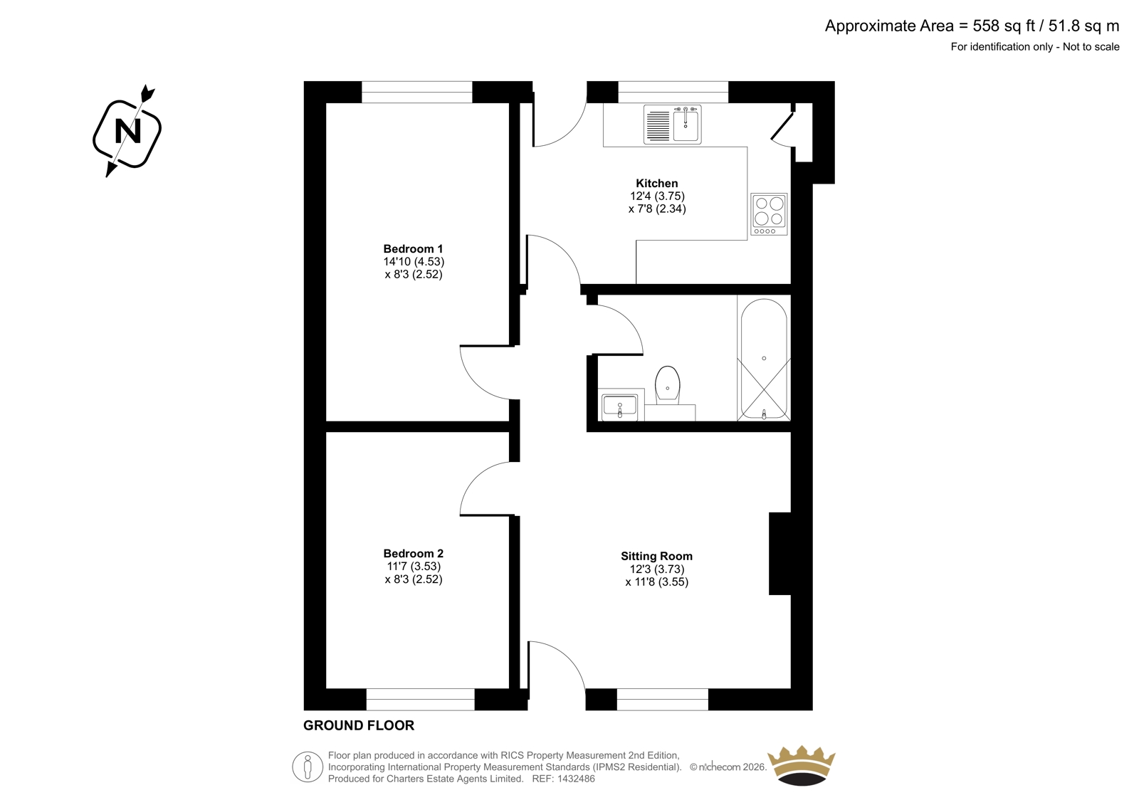 38A,, St. Catherines Road, Hampshire floorplan
