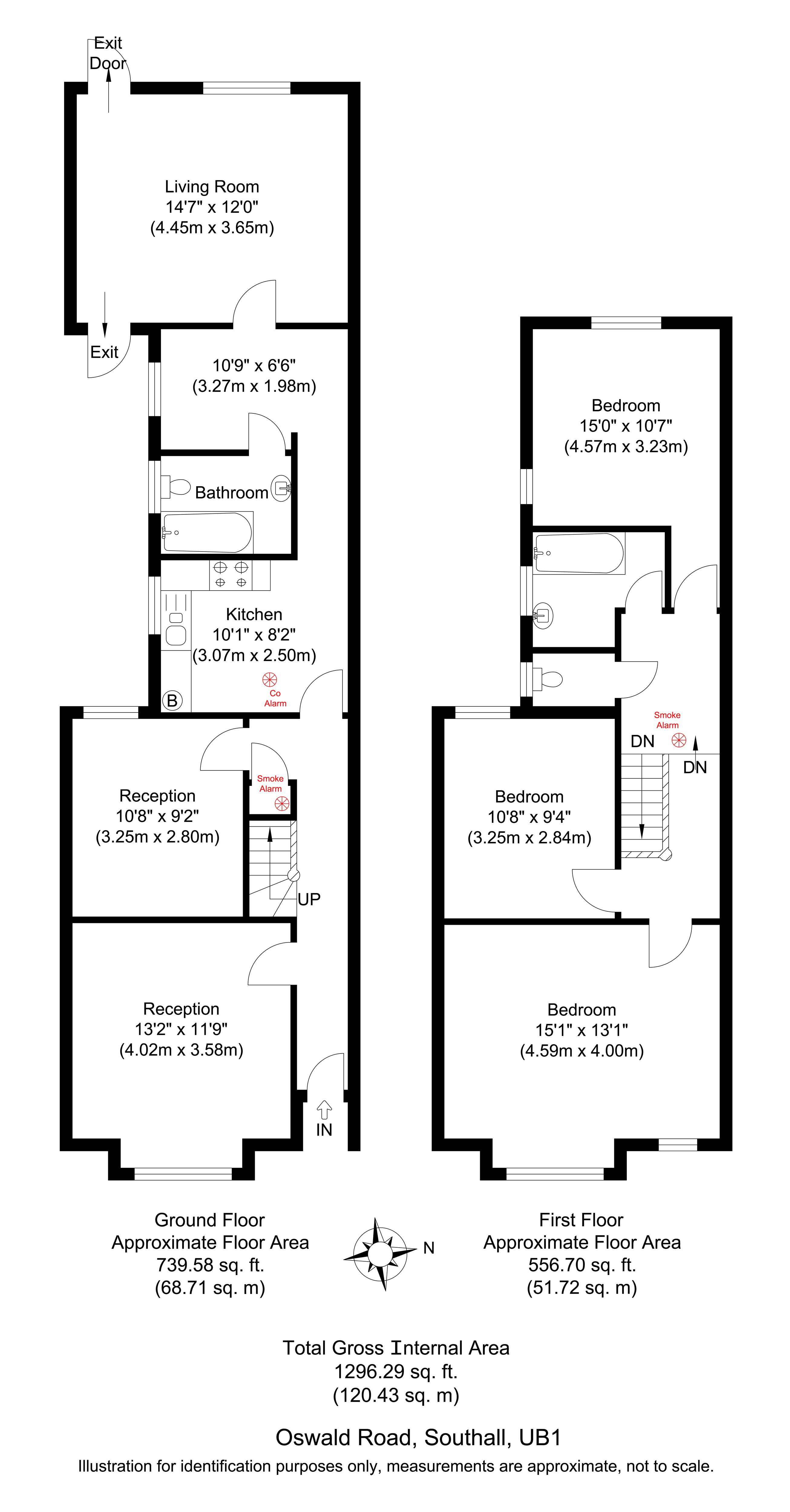 Oswald Road, Southall floorplan