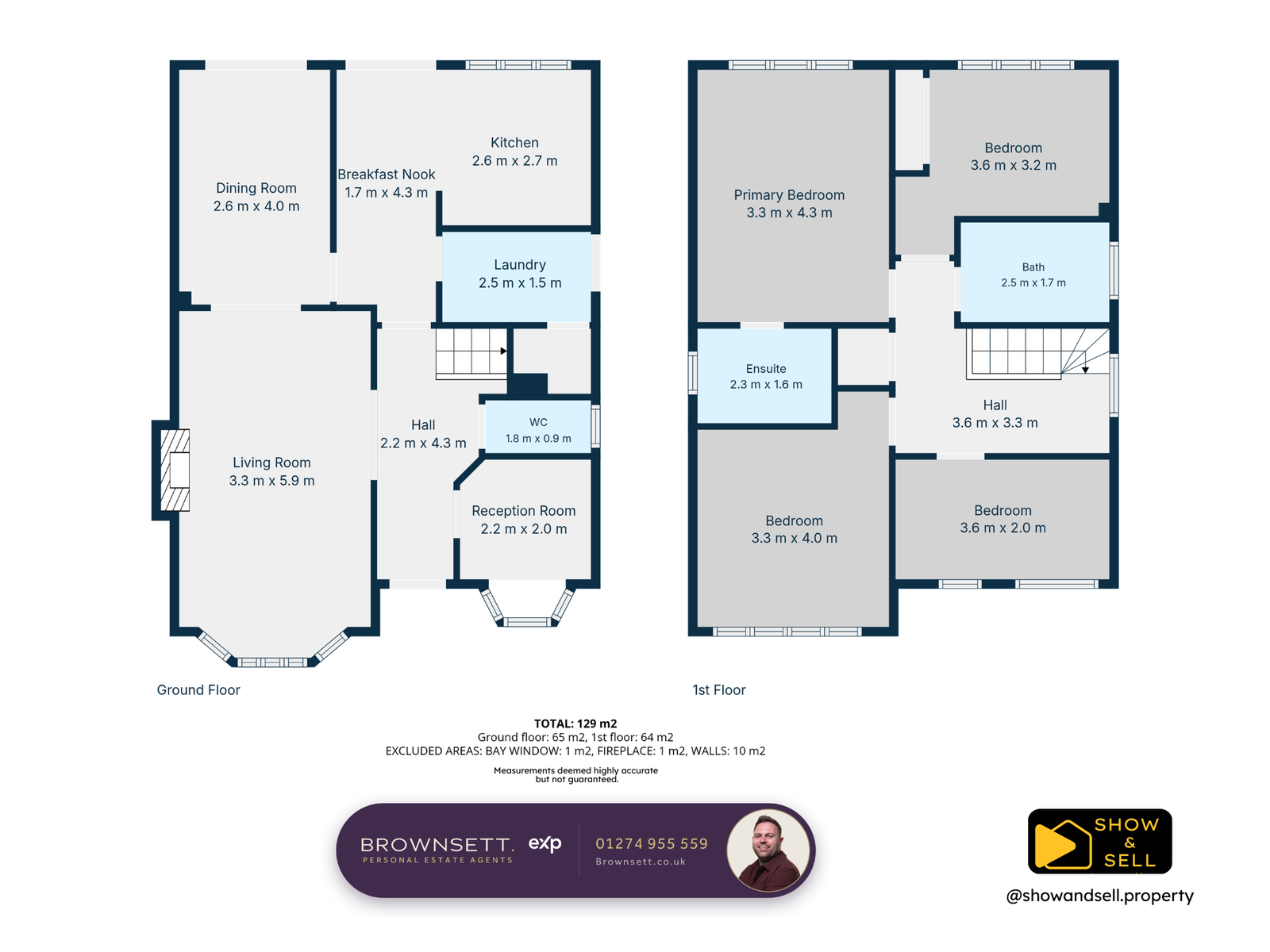 11, Oakhall Park, Bradford floorplan