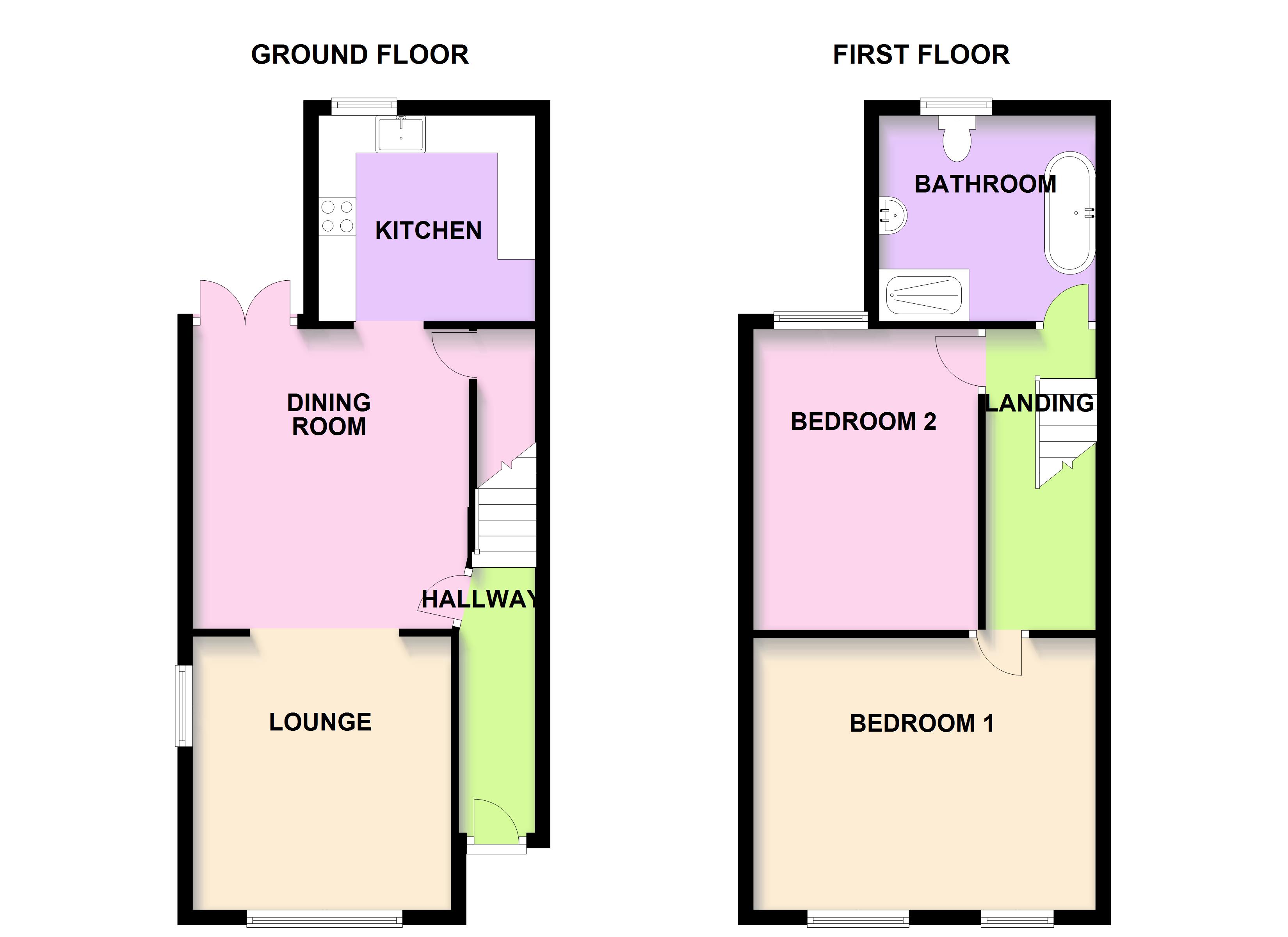 2 Bedrooms End terrace house for sale in Prospect Road, Cadishead, Manchester, Greater Manchester M44