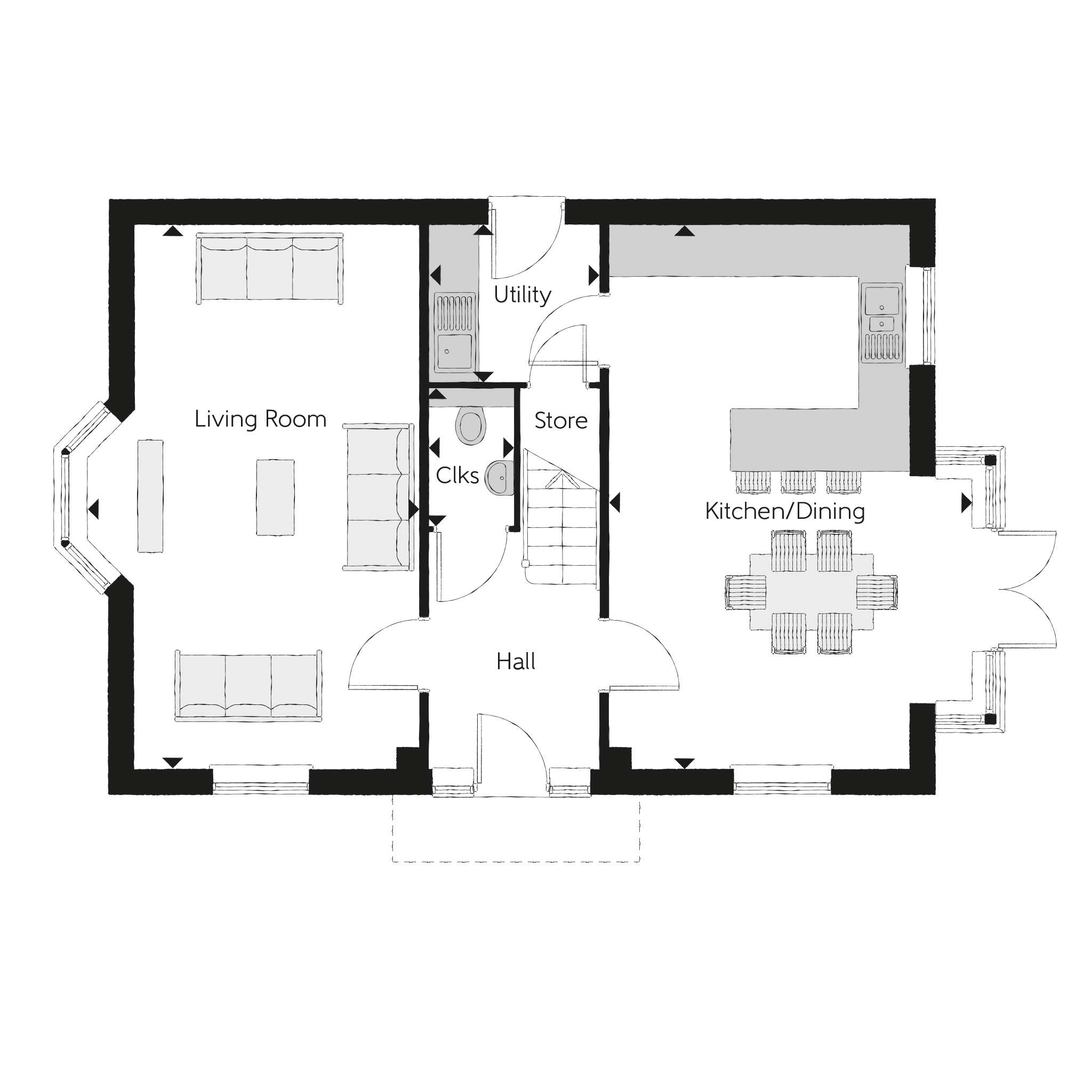 310, Sherfield On Loddon, Hook floorplan