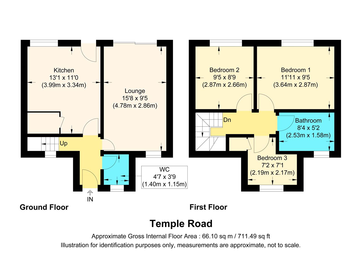2, Temple Road, Scunthorpe floorplan