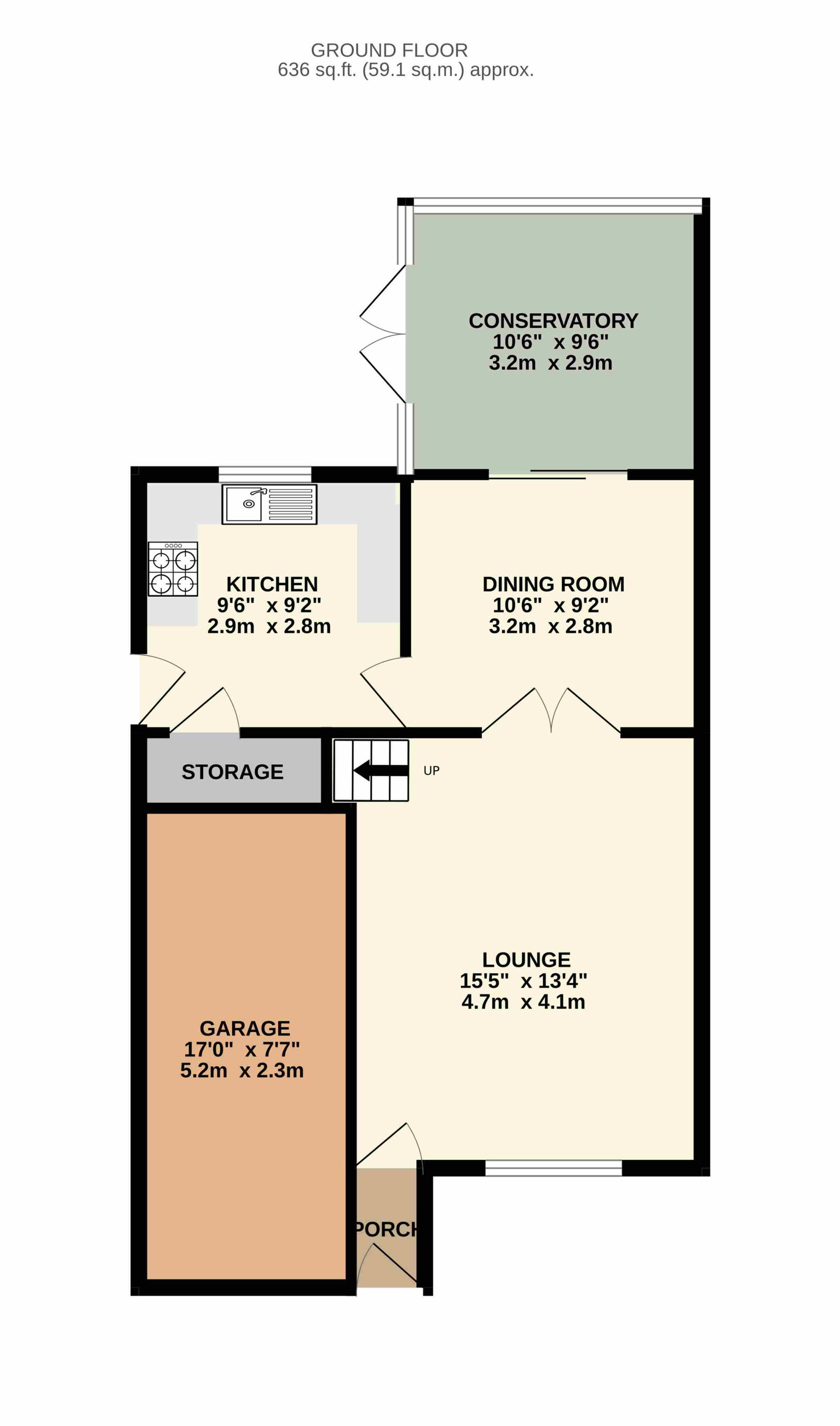 18, Bond Way, Cannock floorplan