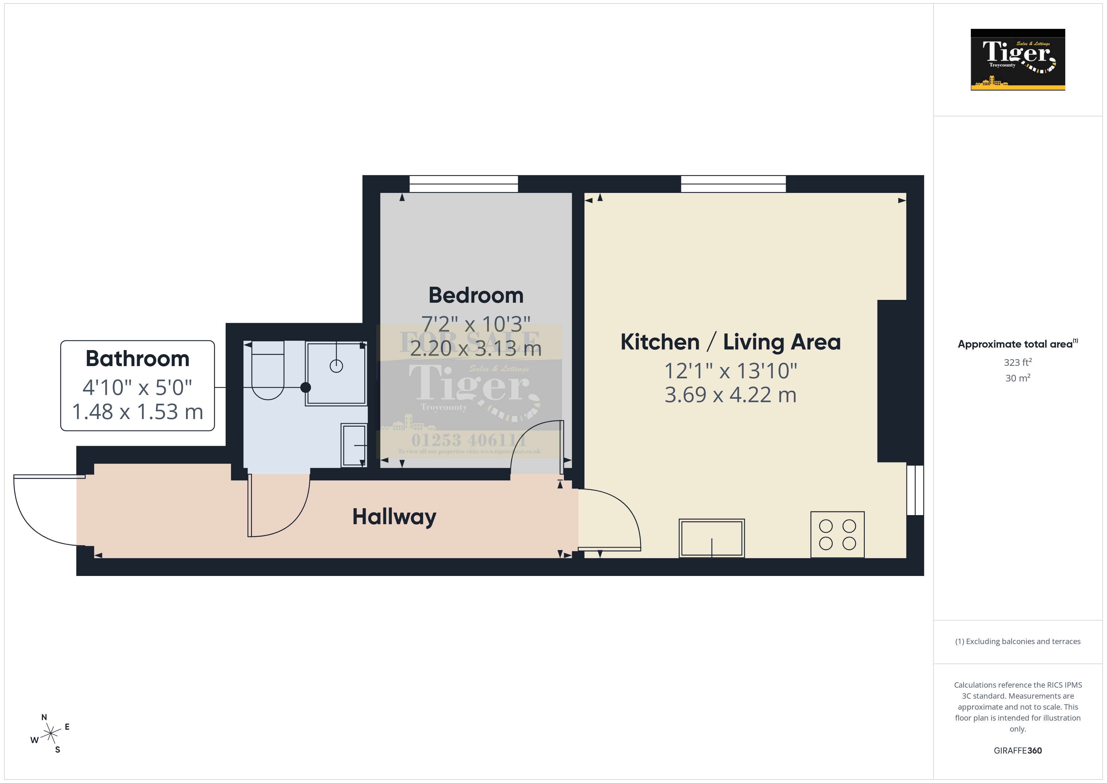 Flat 5, 386, The Promenade, Blackpool floorplan