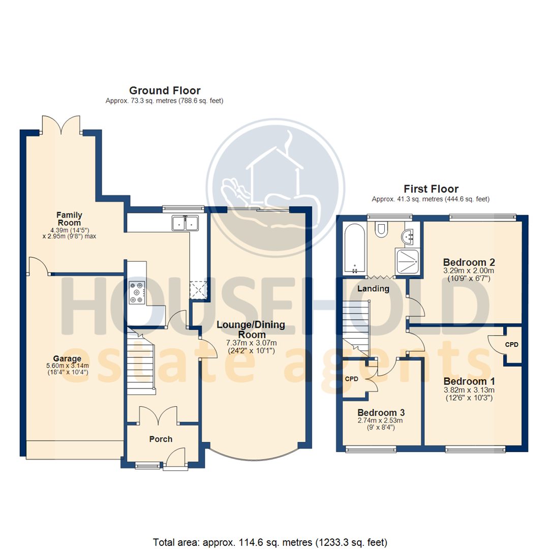 3 Bedrooms Semi-detached house for sale in Markham Crescent, Dunstable LU5