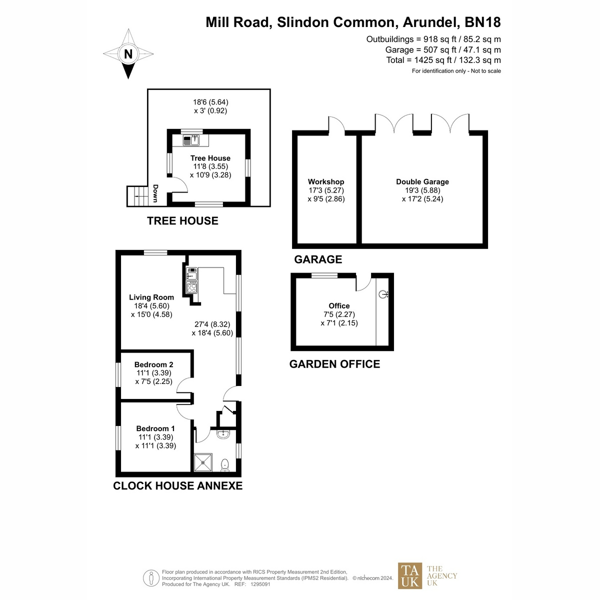The Garden House, Mill Road, Arundel floorplan