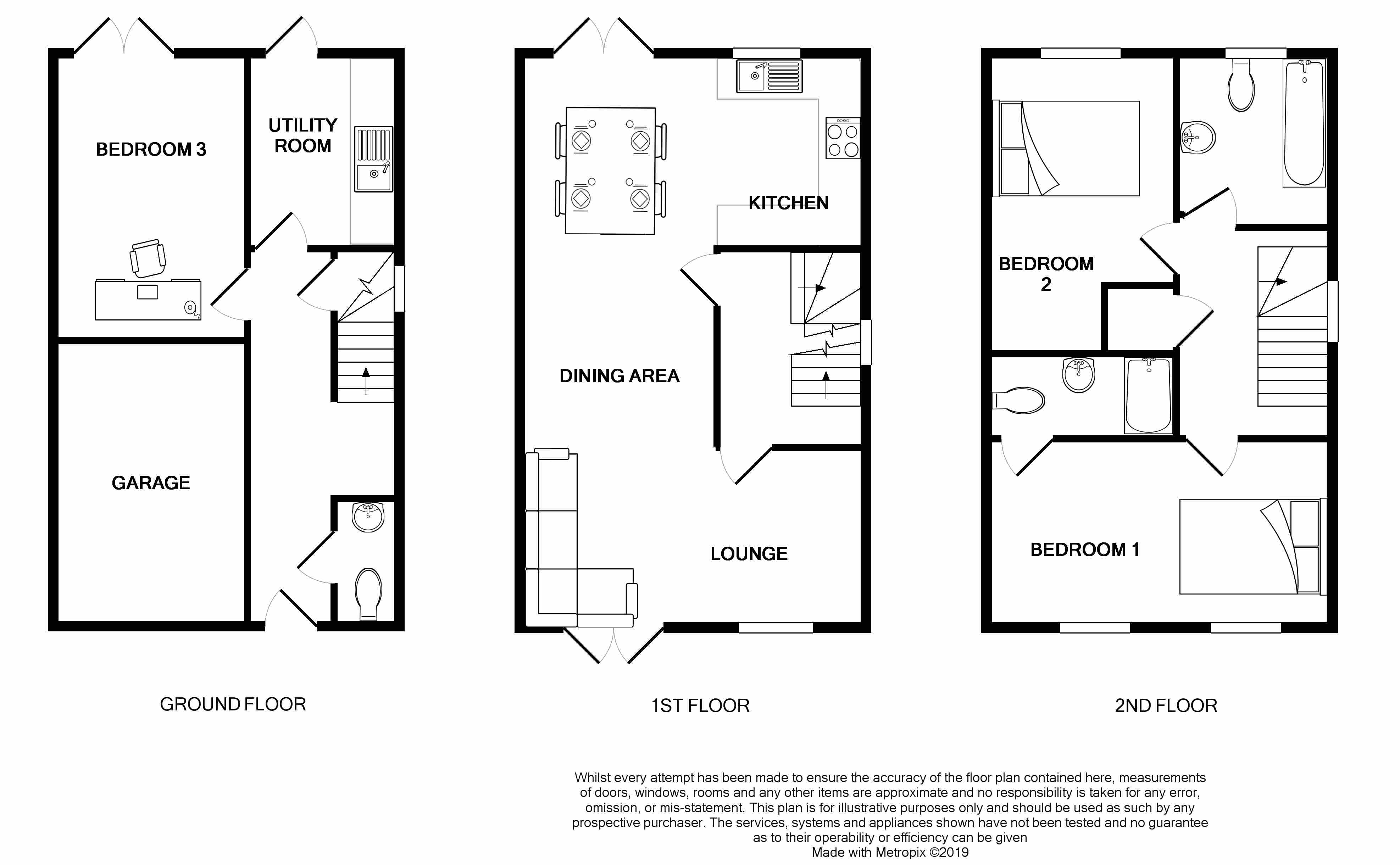 3 Bedrooms End terrace house to rent in St. Katherines Court, Derby DE22