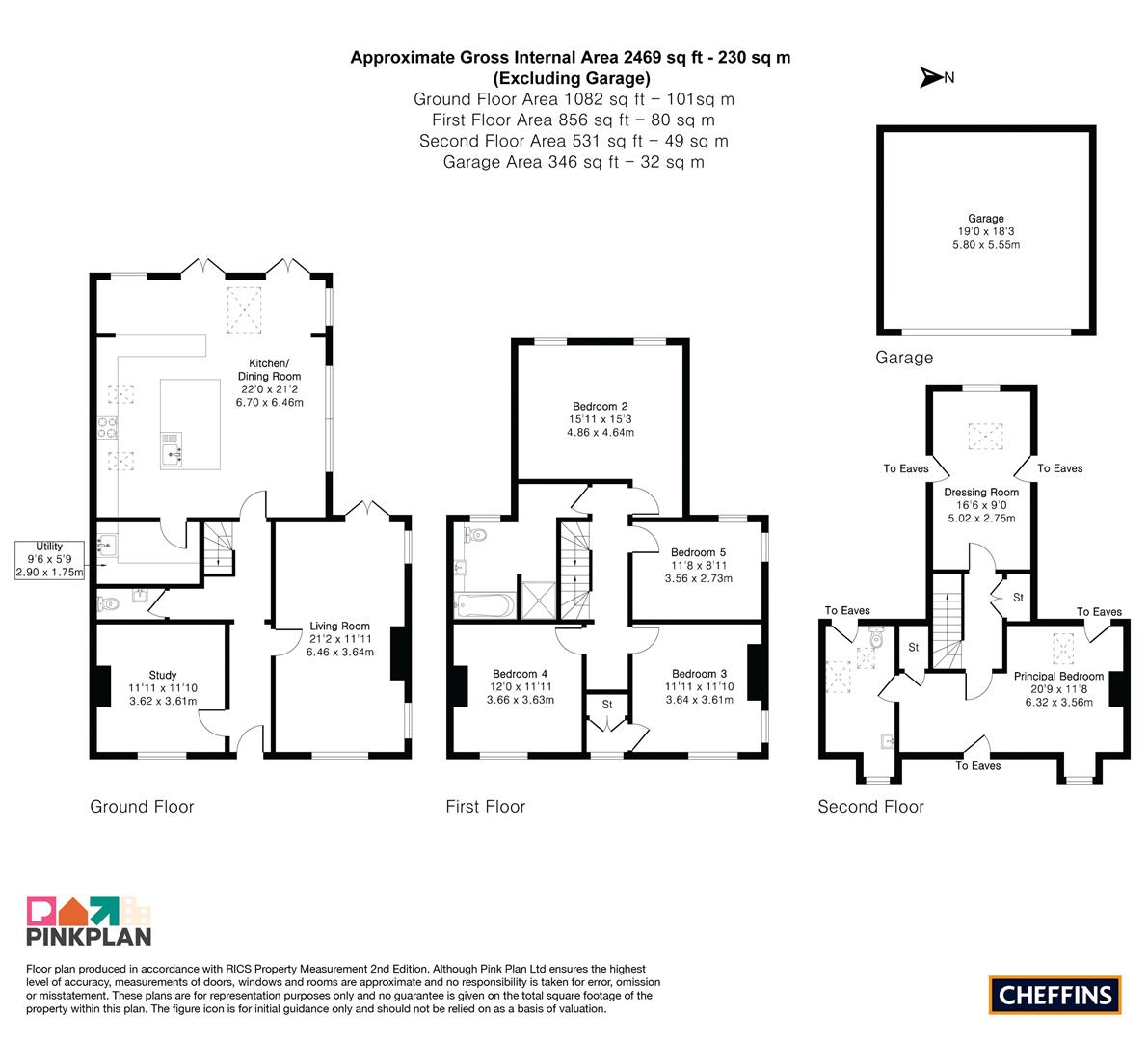 27, Water Lane, Oakington floorplan