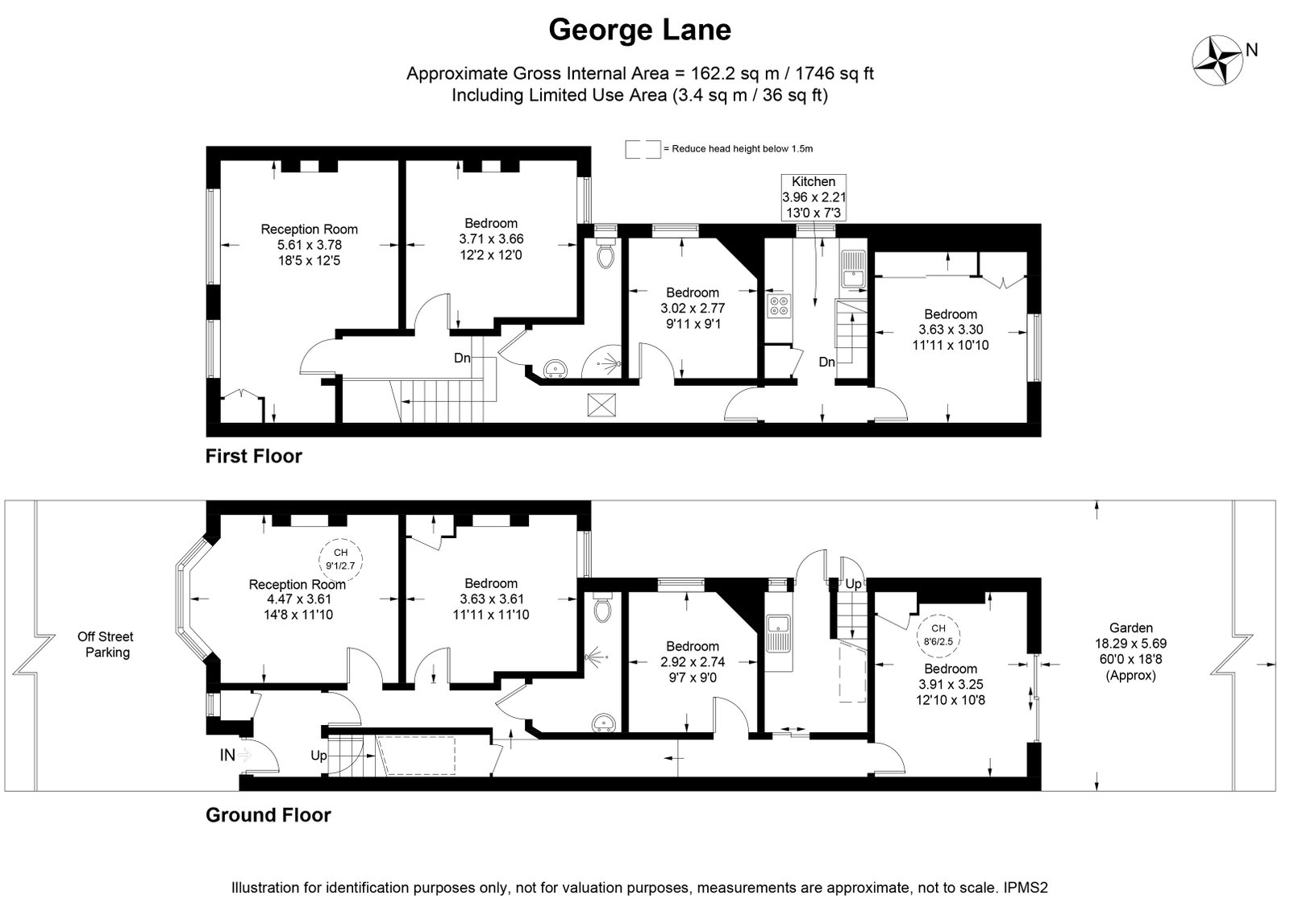 203, George Lane, London floorplan