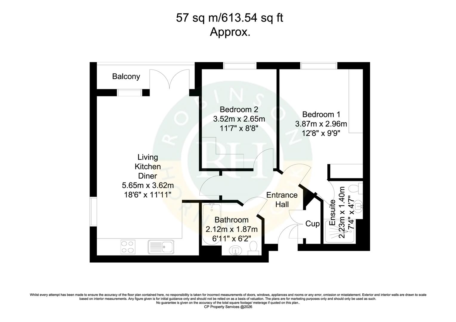 24, Buttermere Crescent, Doncaster floorplan