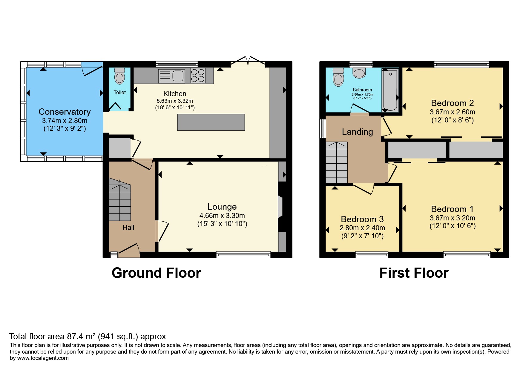 93, Haugh Road, Rawmarsh, Rotherham floorplan