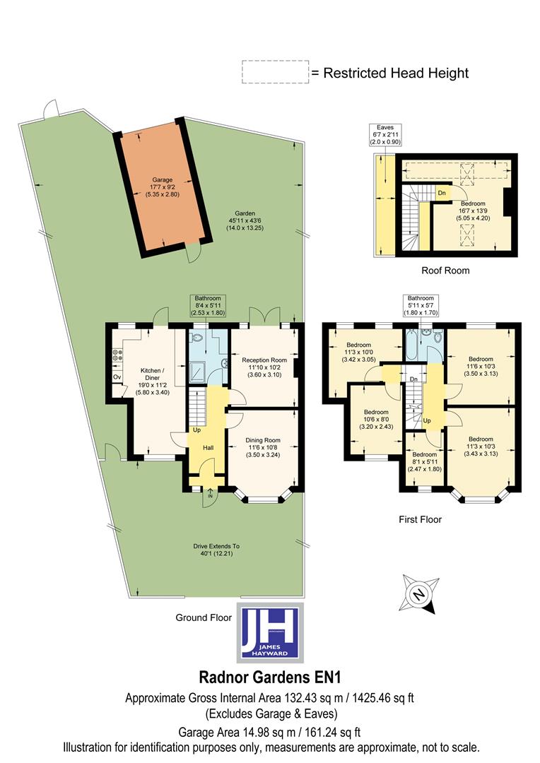 11, Radnor Gardens, Enfield floorplan
