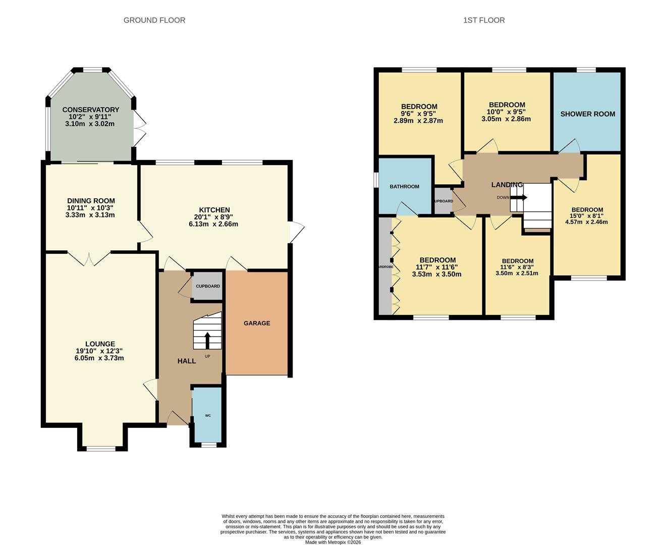 72, Repton Road, Swadlincote floorplan