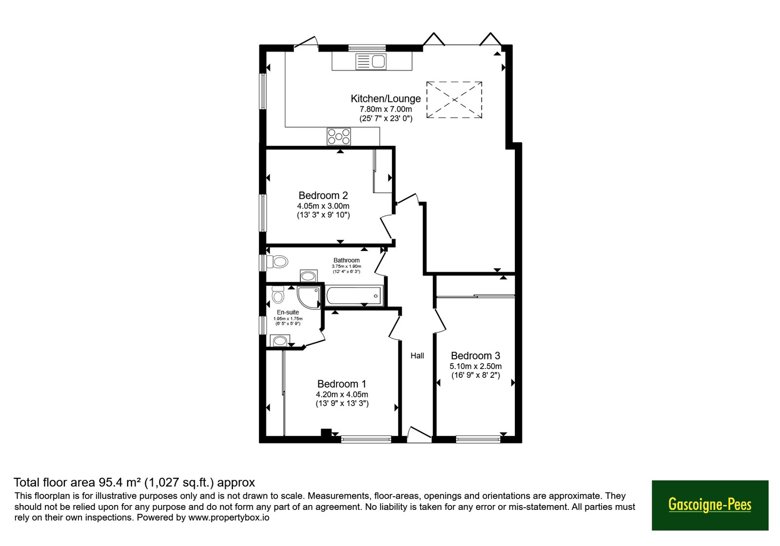 Swains Close, Hampshire floorplan
