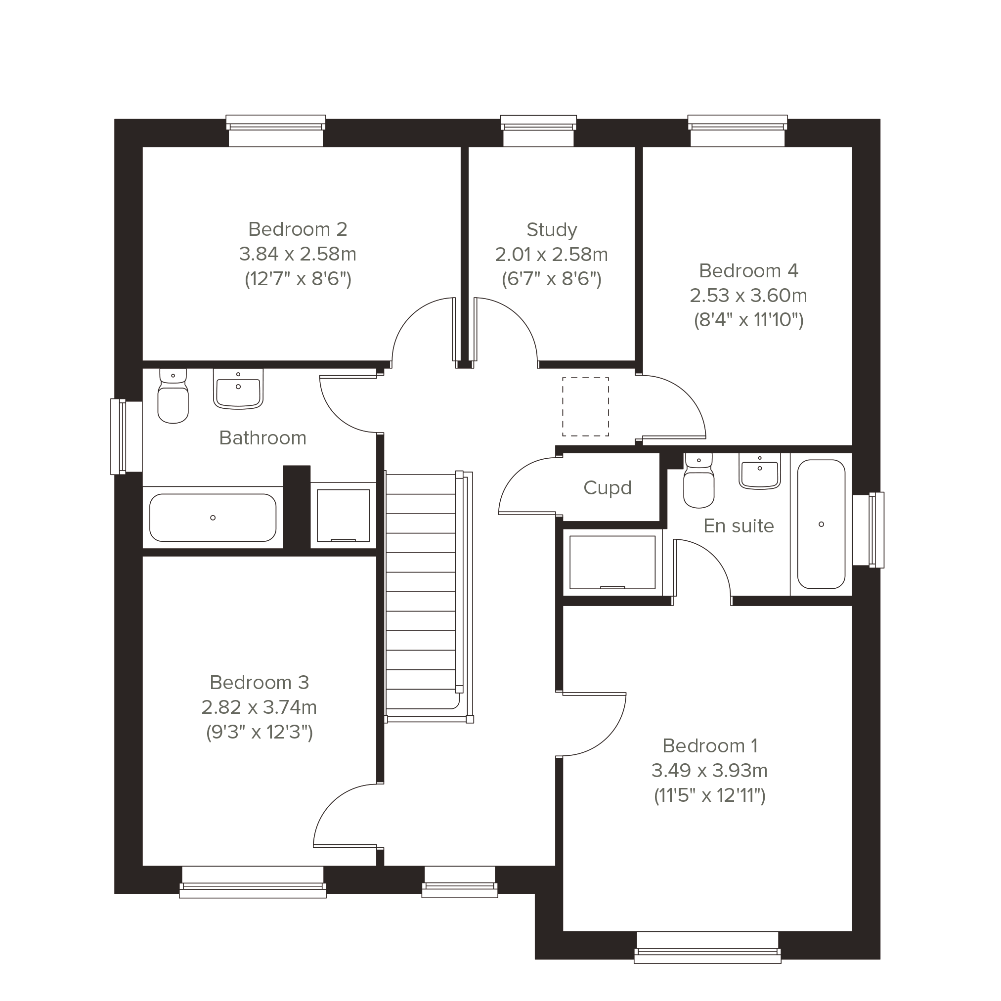 309, Ingleborough Drive, Harrogate floorplan