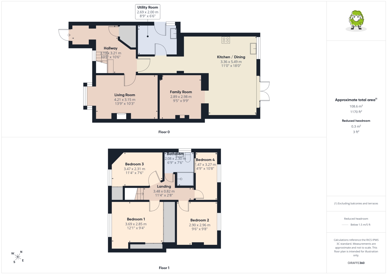 4, Westbridge Park, Sherborne floorplan