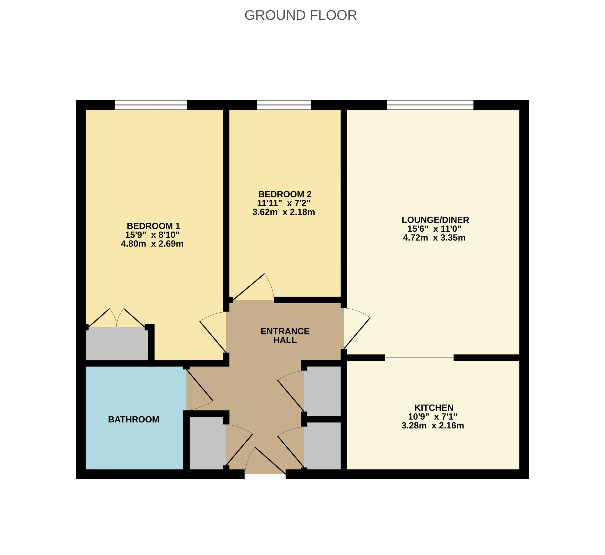 Flat 16, Target Place, Southampton floorplan