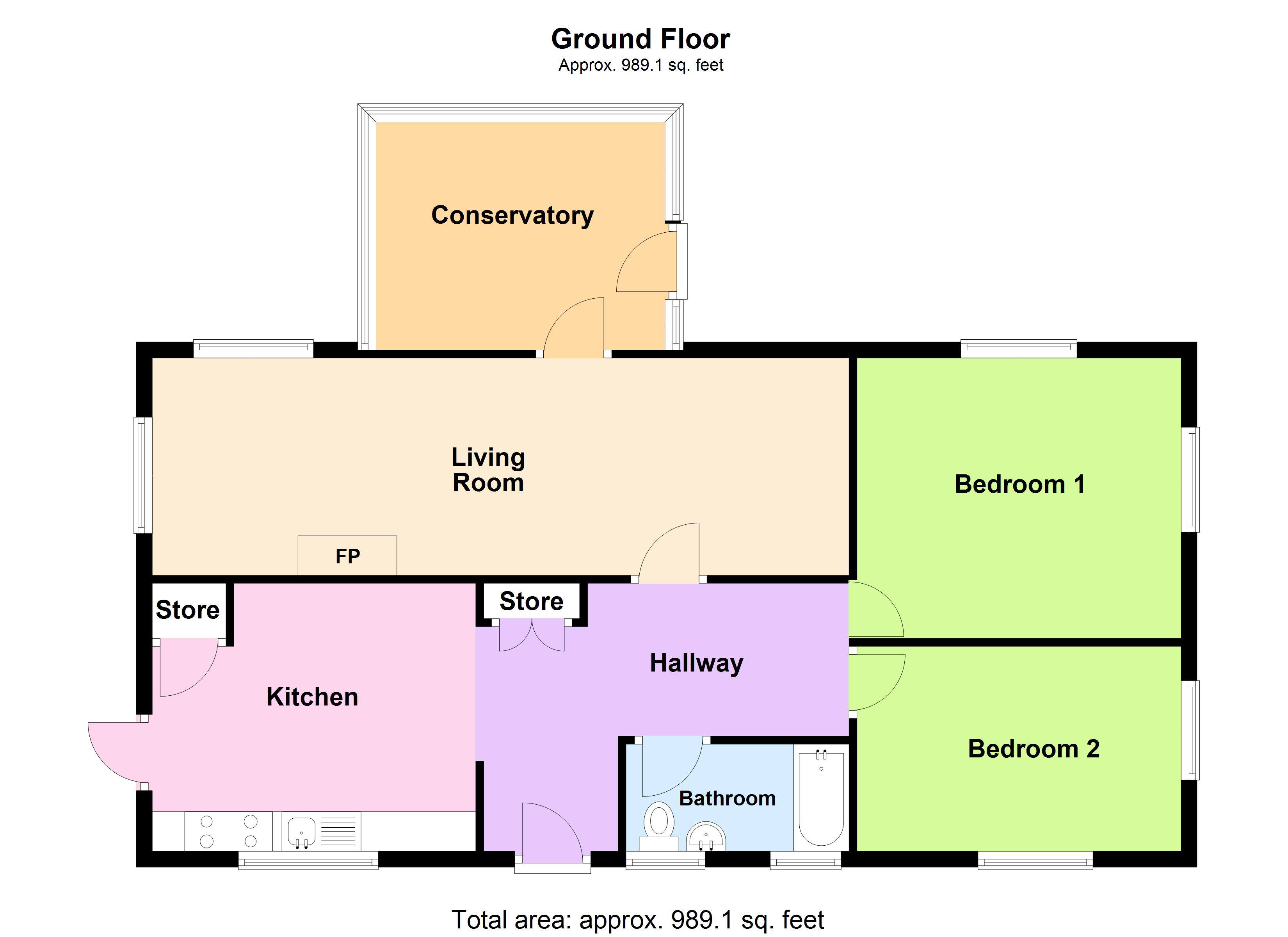 Cliff Gates,, Templeton, Pembrokeshire floorplan