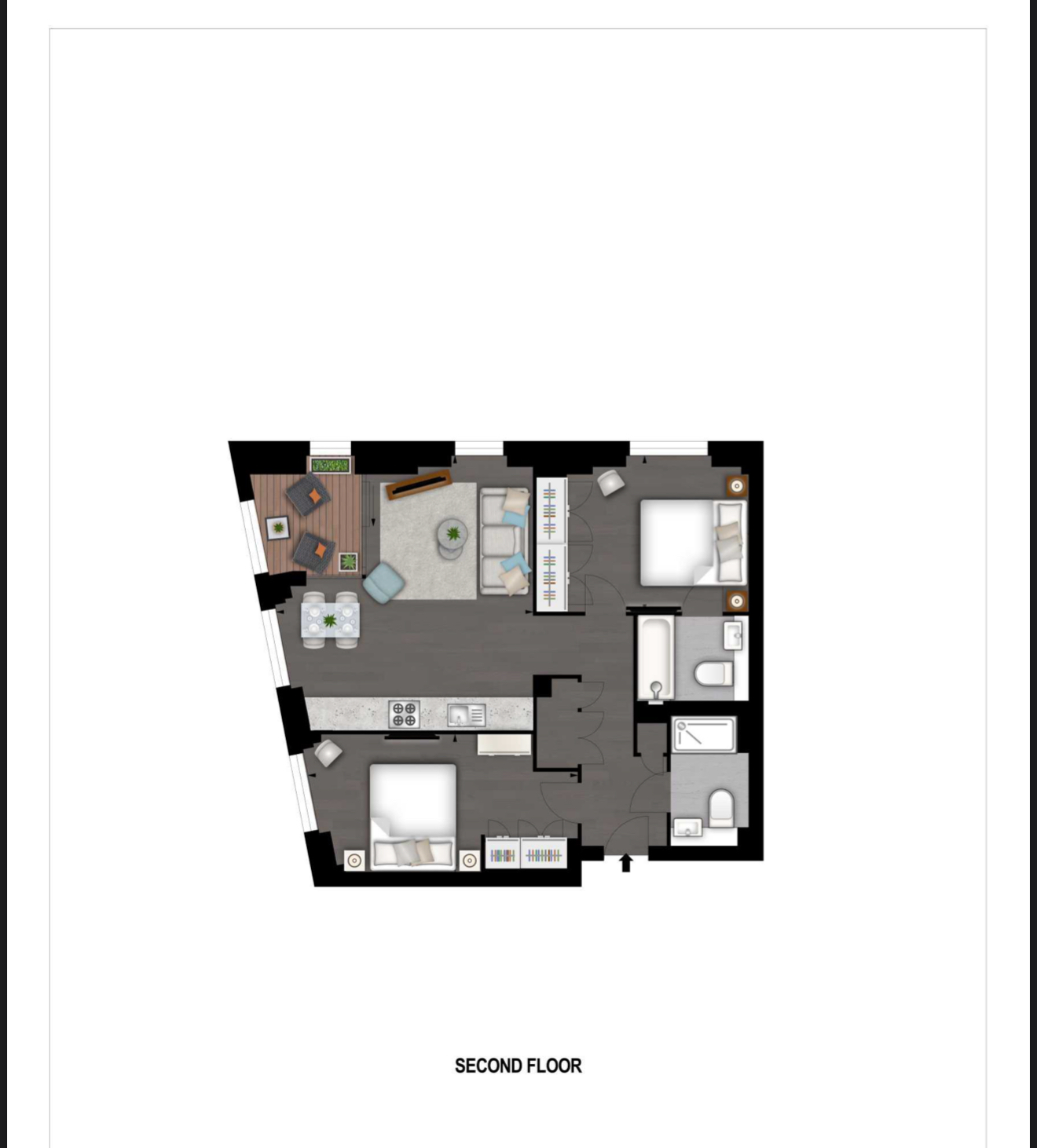 Charles Clowes Walk, London floorplan