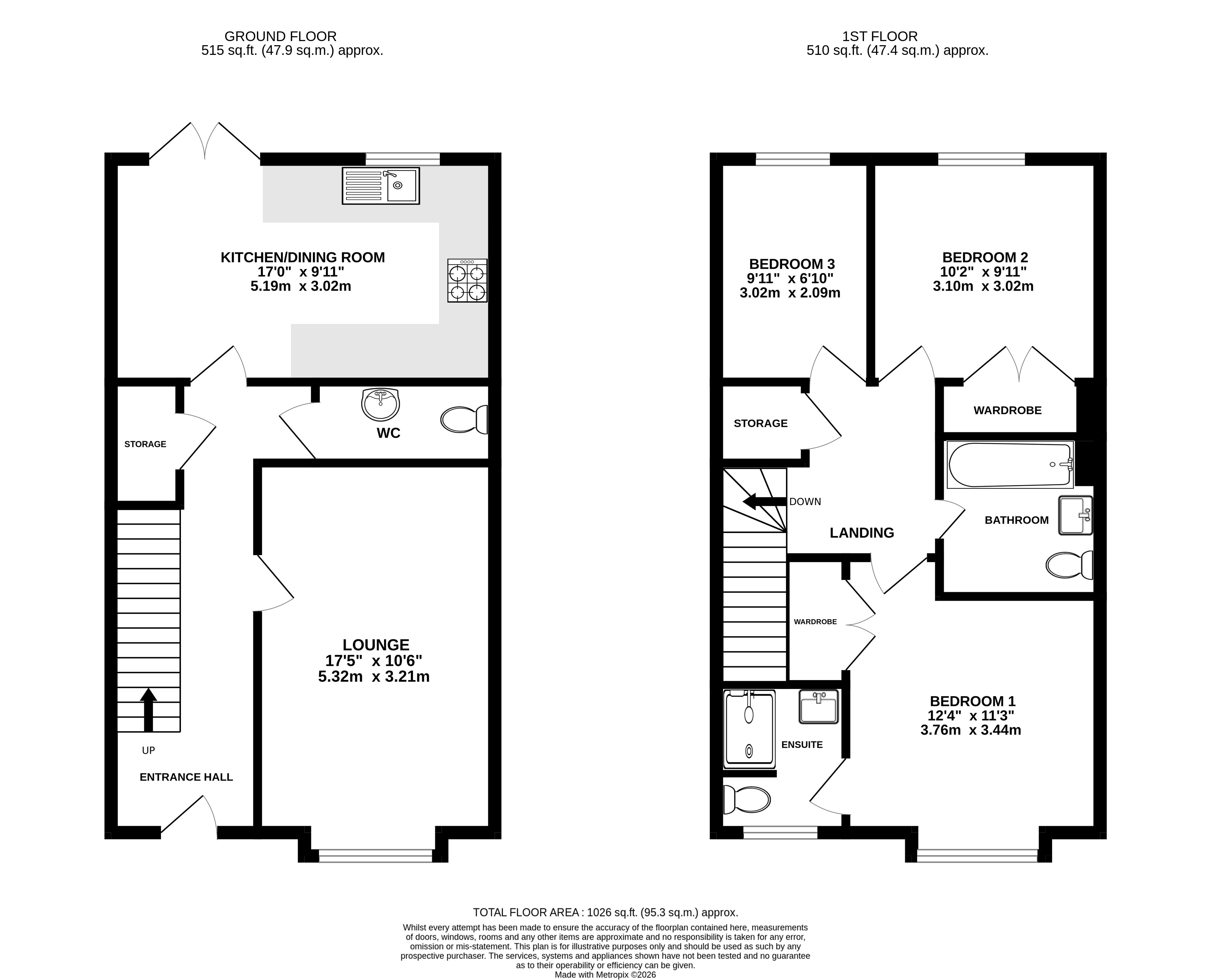 10, New Brunswick Way, Farnborough floorplan