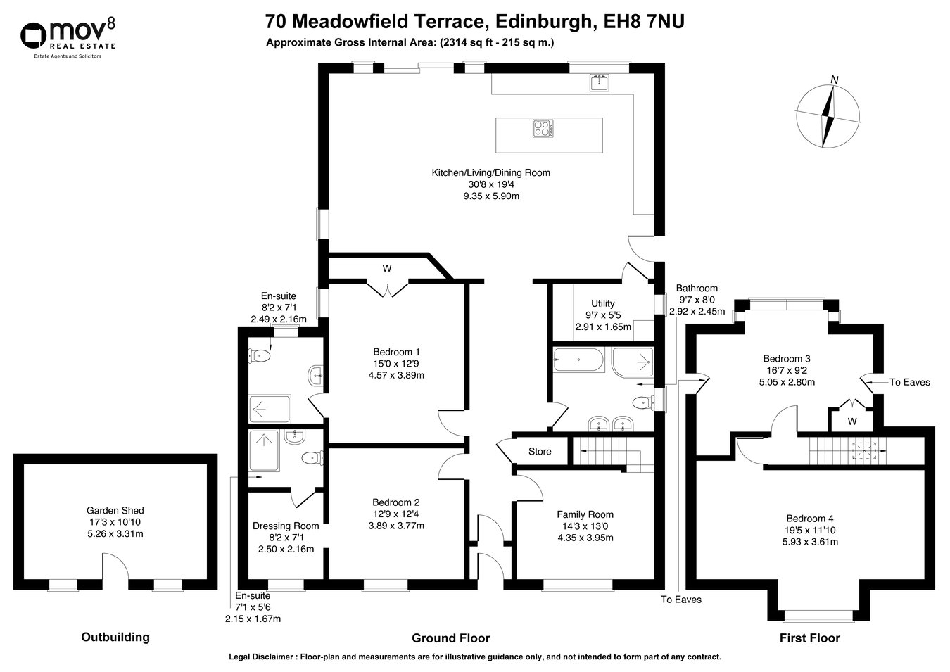 70, Meadowfield Terrace, Edinburgh floorplan