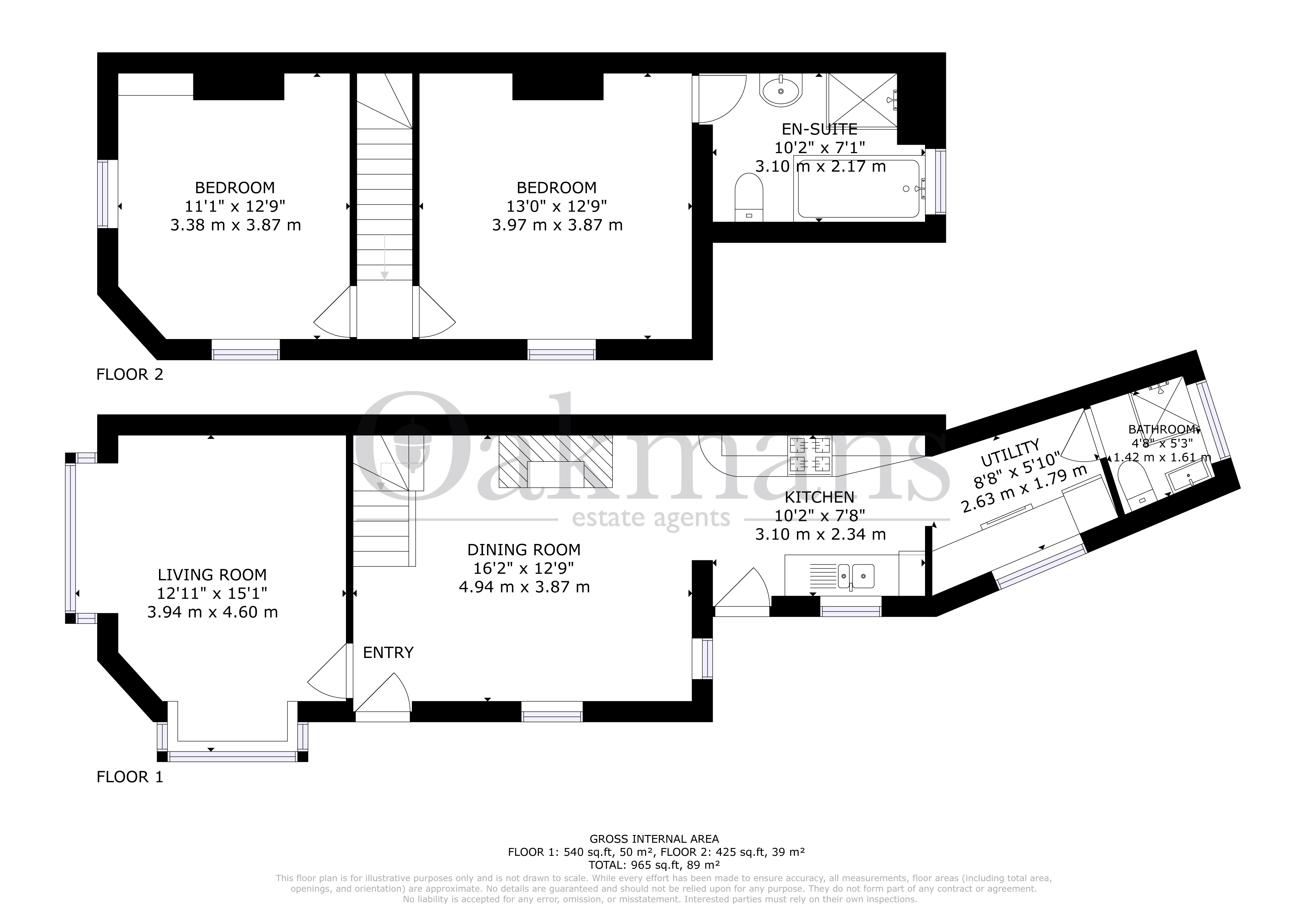 1, Wood Lane, Birmingham floorplan