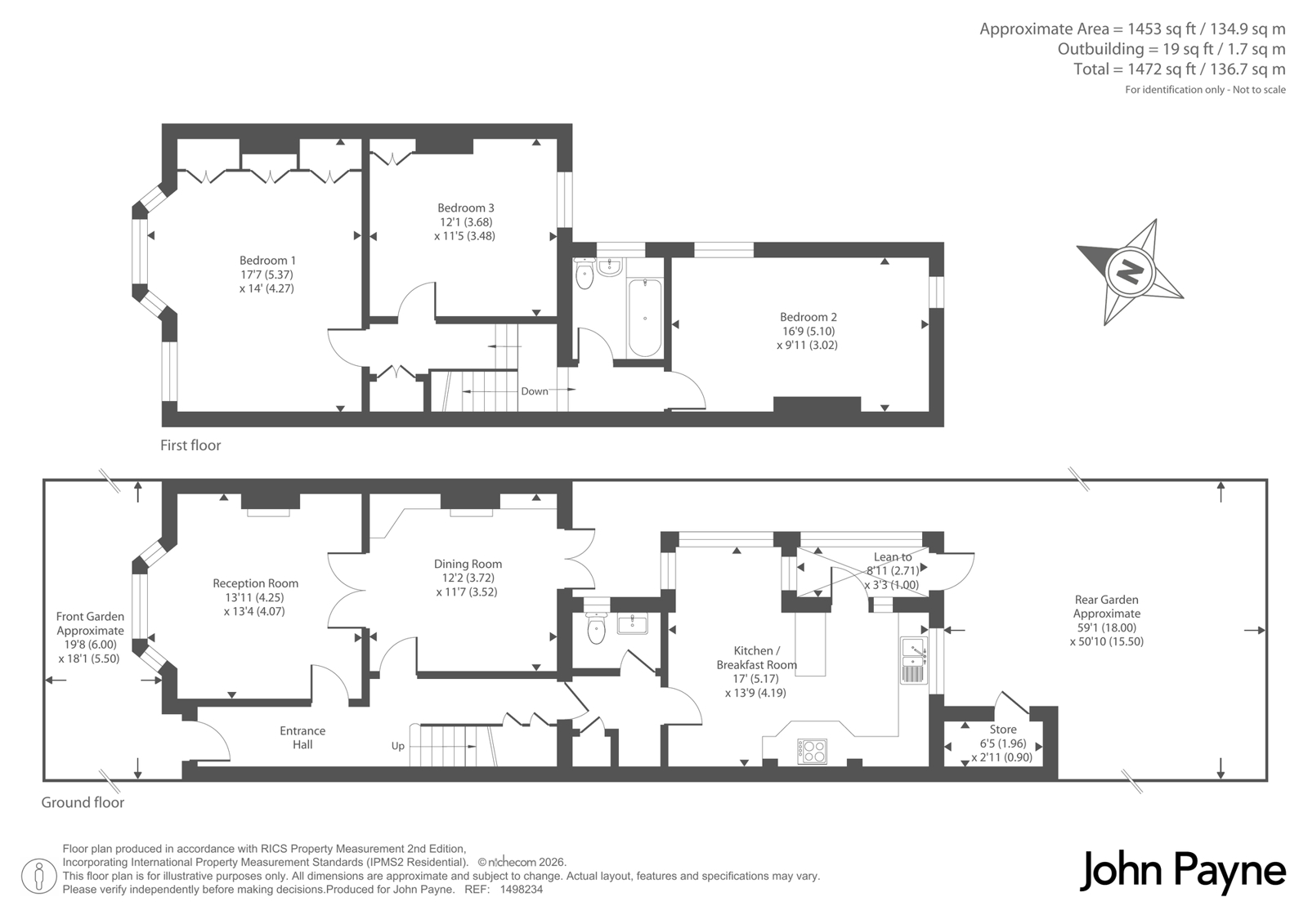 108, Humber Road, London floorplan