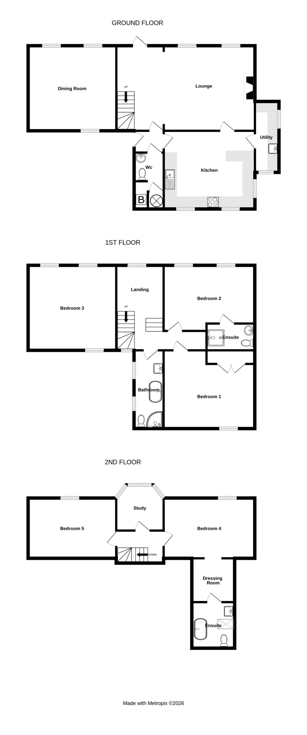Goldings, La Route de Sausmarez, St Martin's floorplan