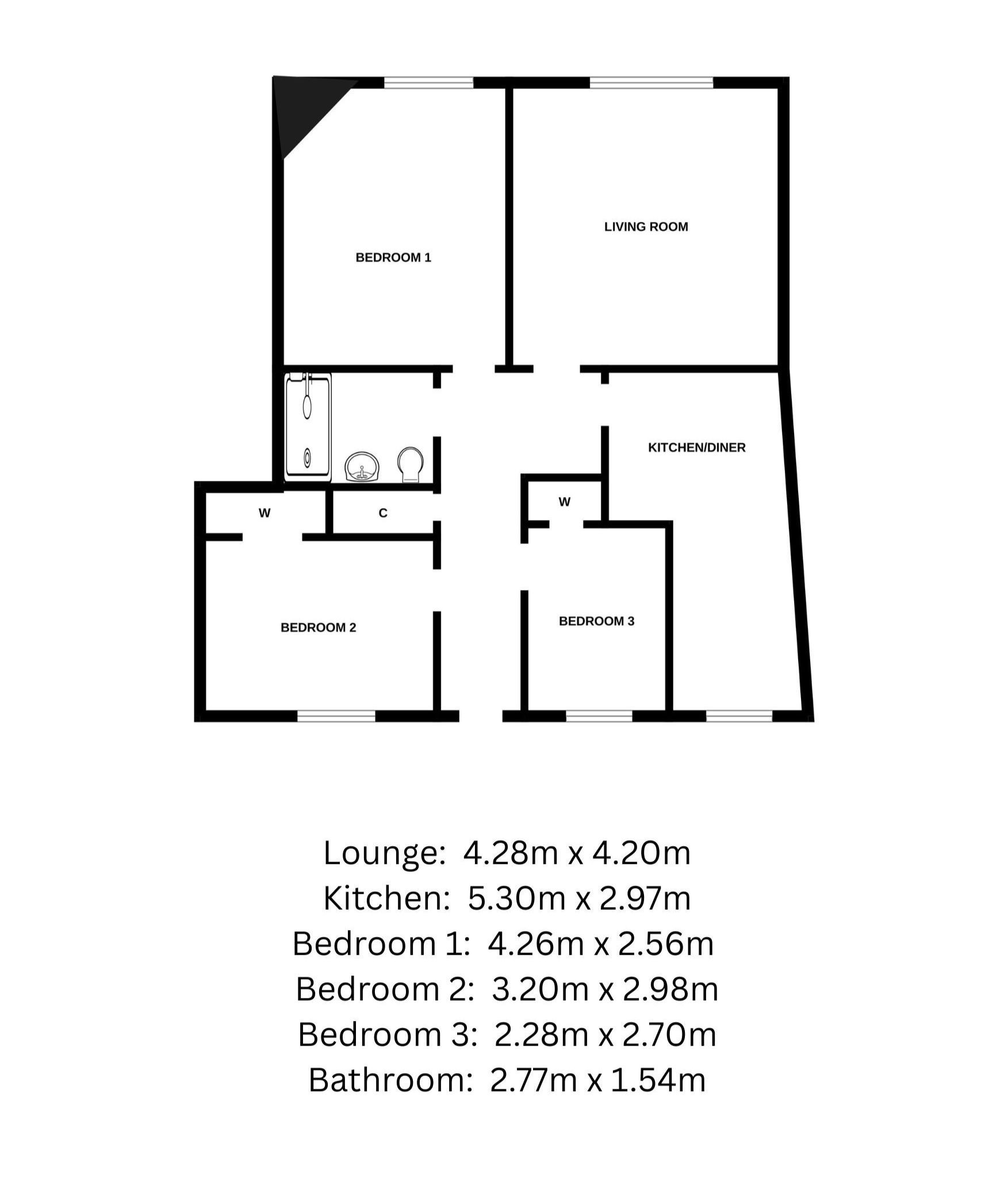 125H, Perth Road, Dundee floorplan
