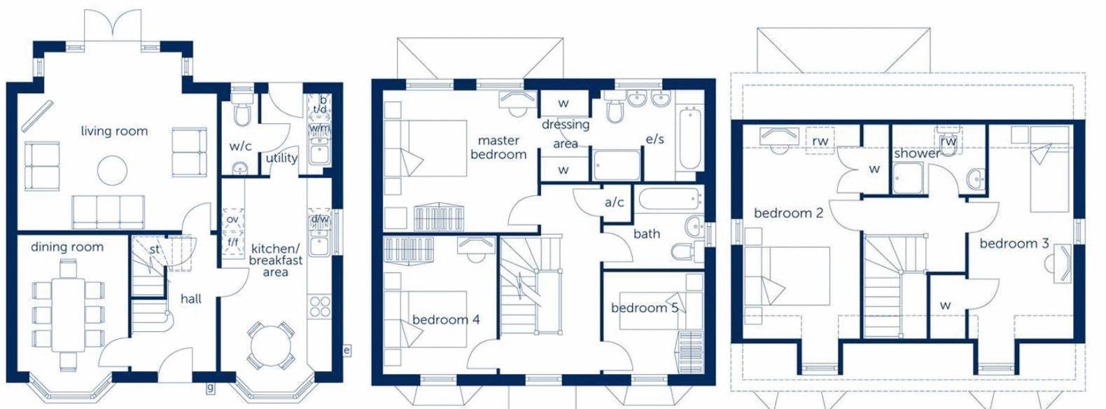 5 Bedrooms Detached house for sale in Whimbrel Park, Mallard Walk, Stafford ST16