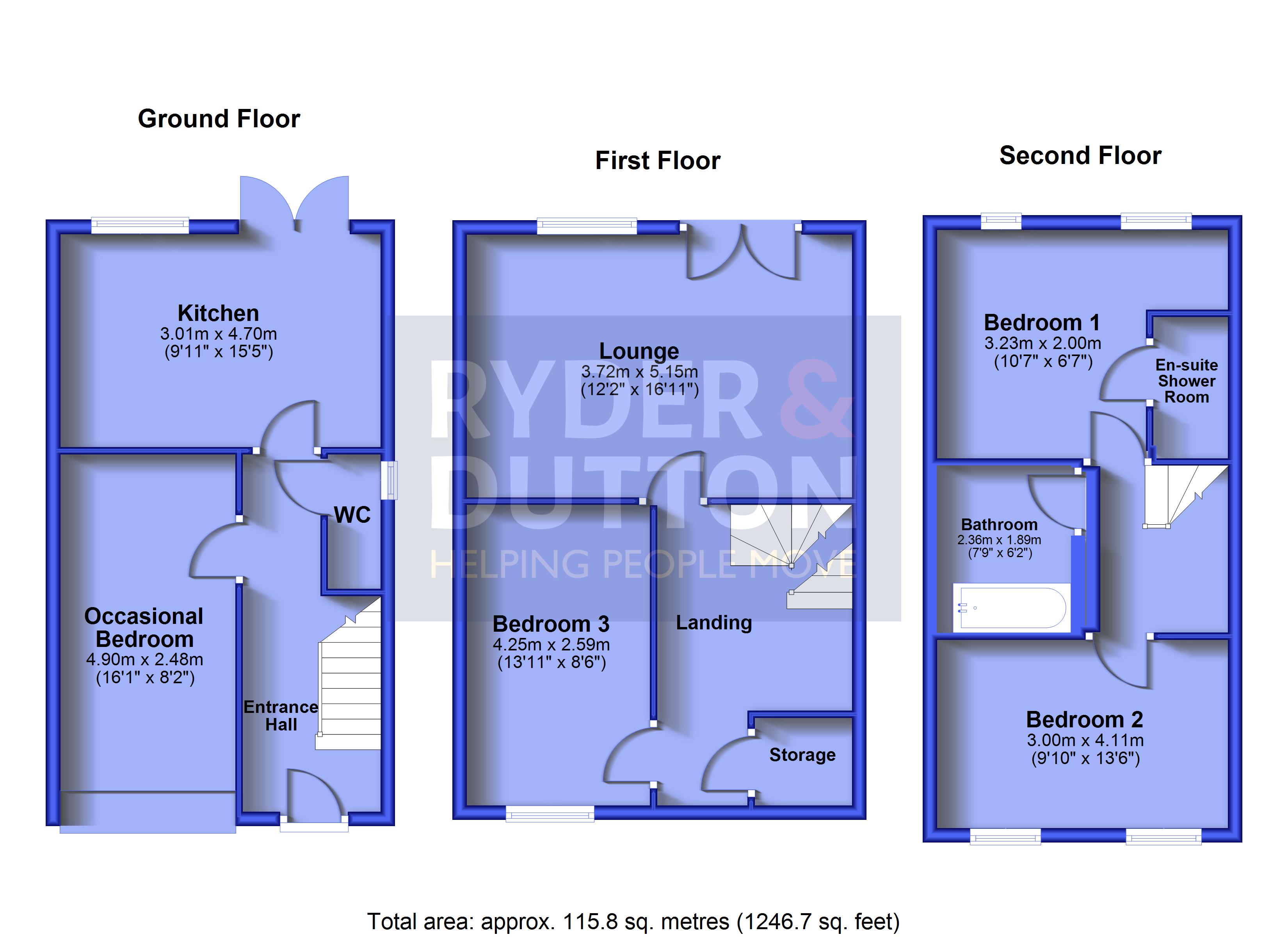 50, North Dene Park, Oldham floorplan