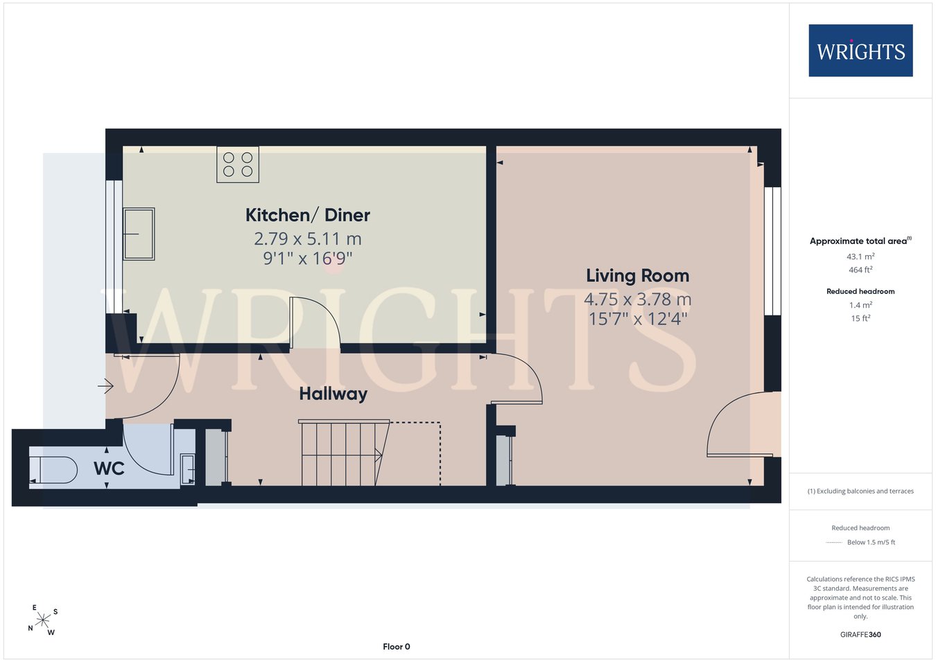 44, Dalewood, Welwyn Garden City floorplan