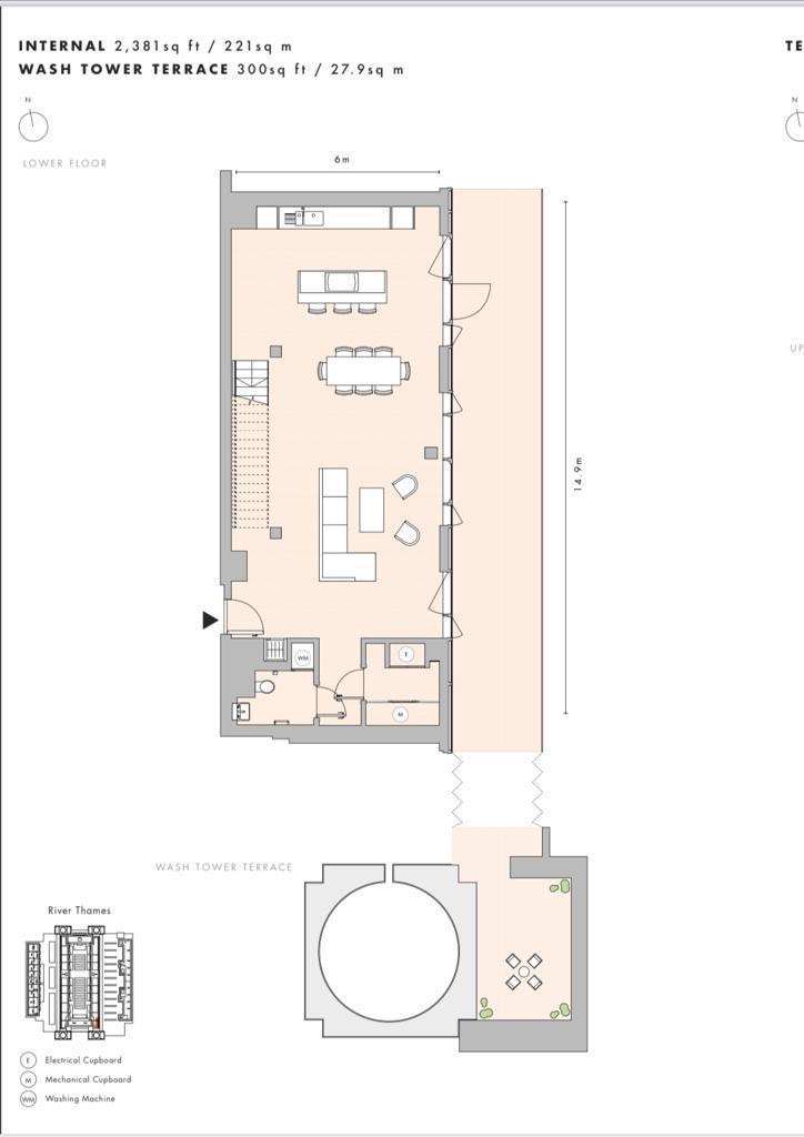 Apartment 27, Boiler House Battersea Power Station, Circus Road South, London floorplan