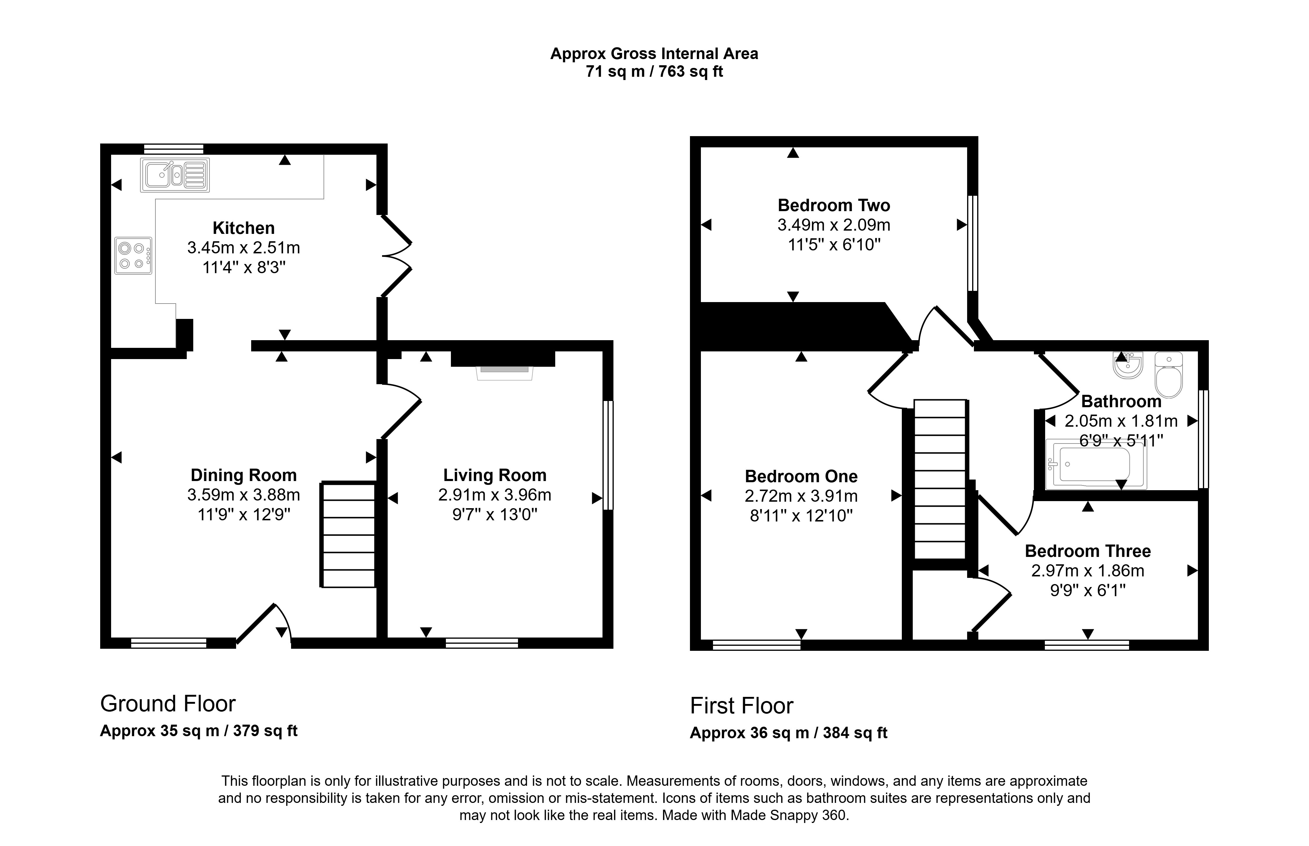Jenkins Street, Hopkinstown Pontypridd floorplan