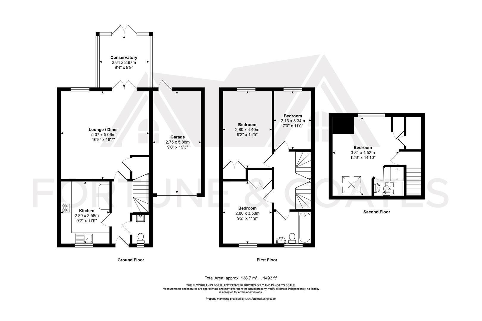 99, Ashworth Place, Harlow floorplan