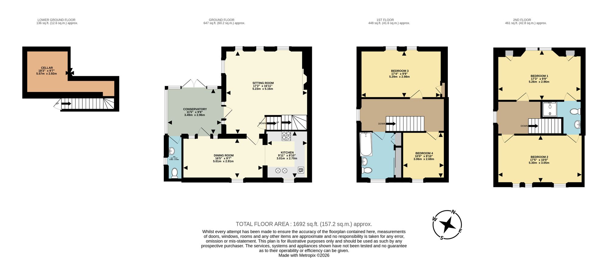1 The Firs, Paignton floorplan
