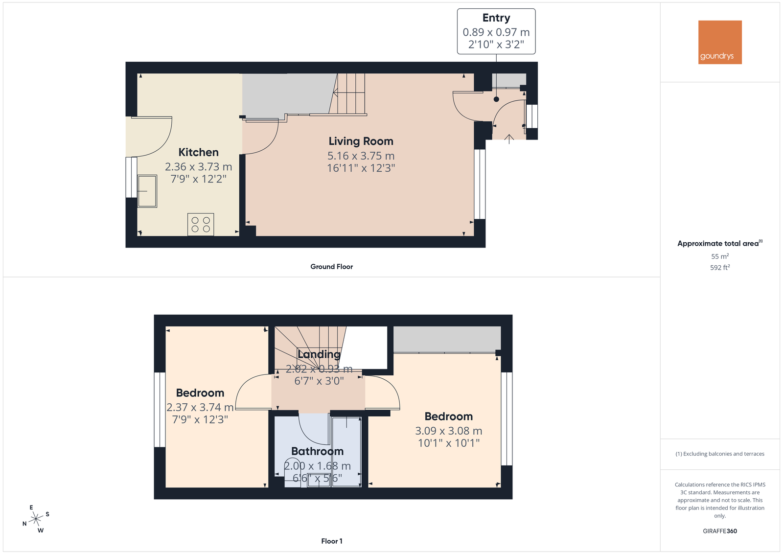 5, Riverside View, Truro floorplan