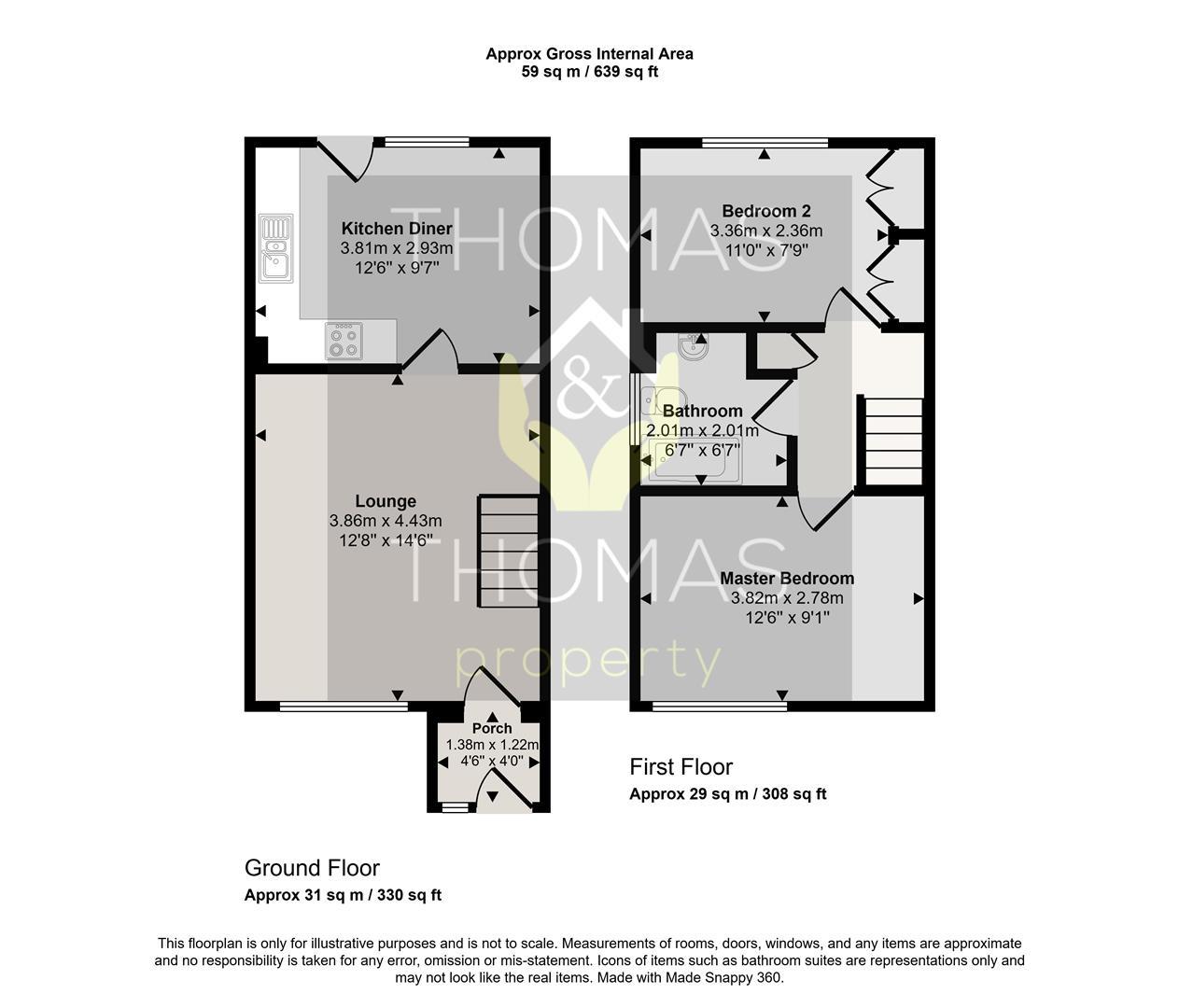 Myrtle Close, Gloucester floorplan