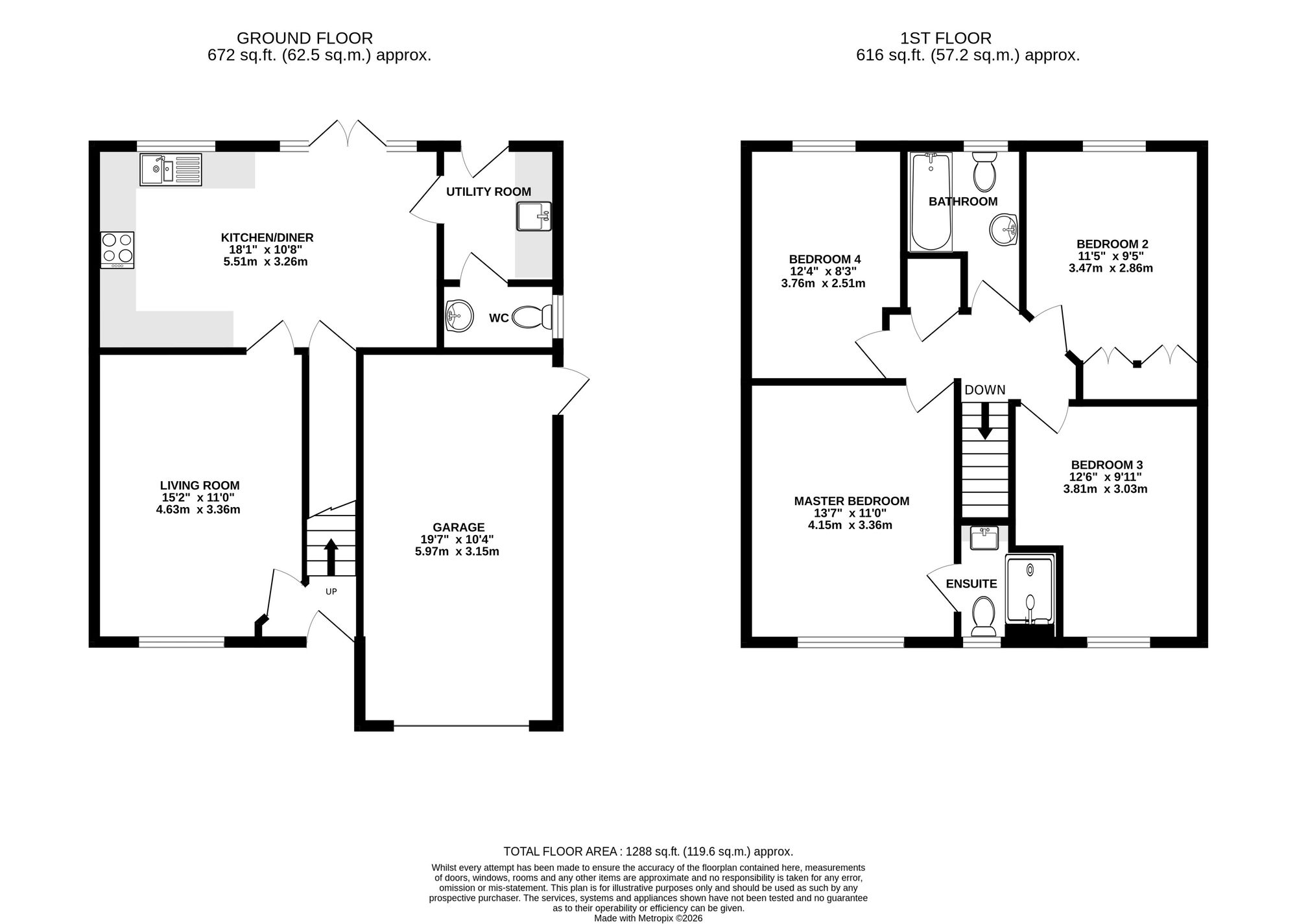 31 Camp Hill Drive, Nantwich floorplan