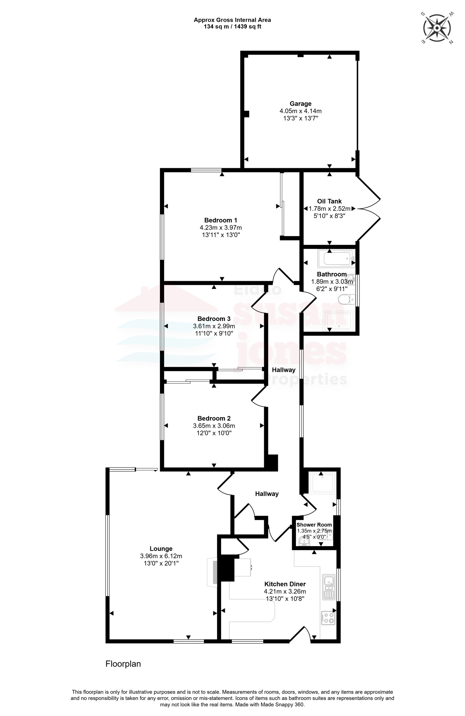 Penllanw, Pwllheli floorplan