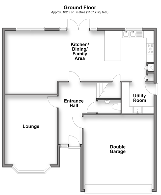 Chailey Drive Rainham, Gillingham floorplan
