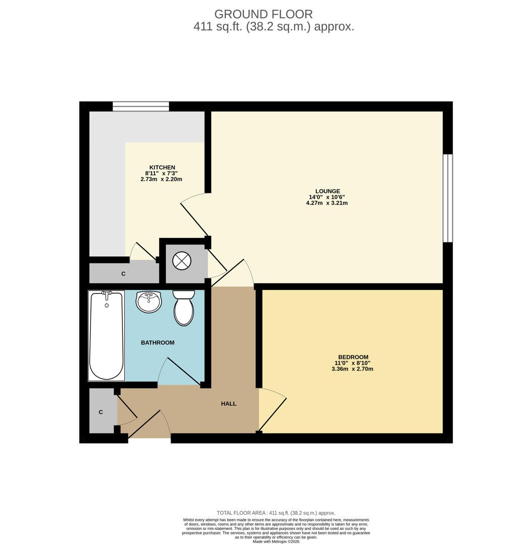 4, Bowls Court, Coventry floorplan