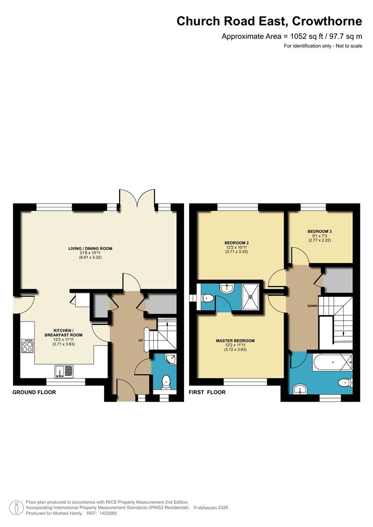 61a, Church Road East, Crowthorne floorplan