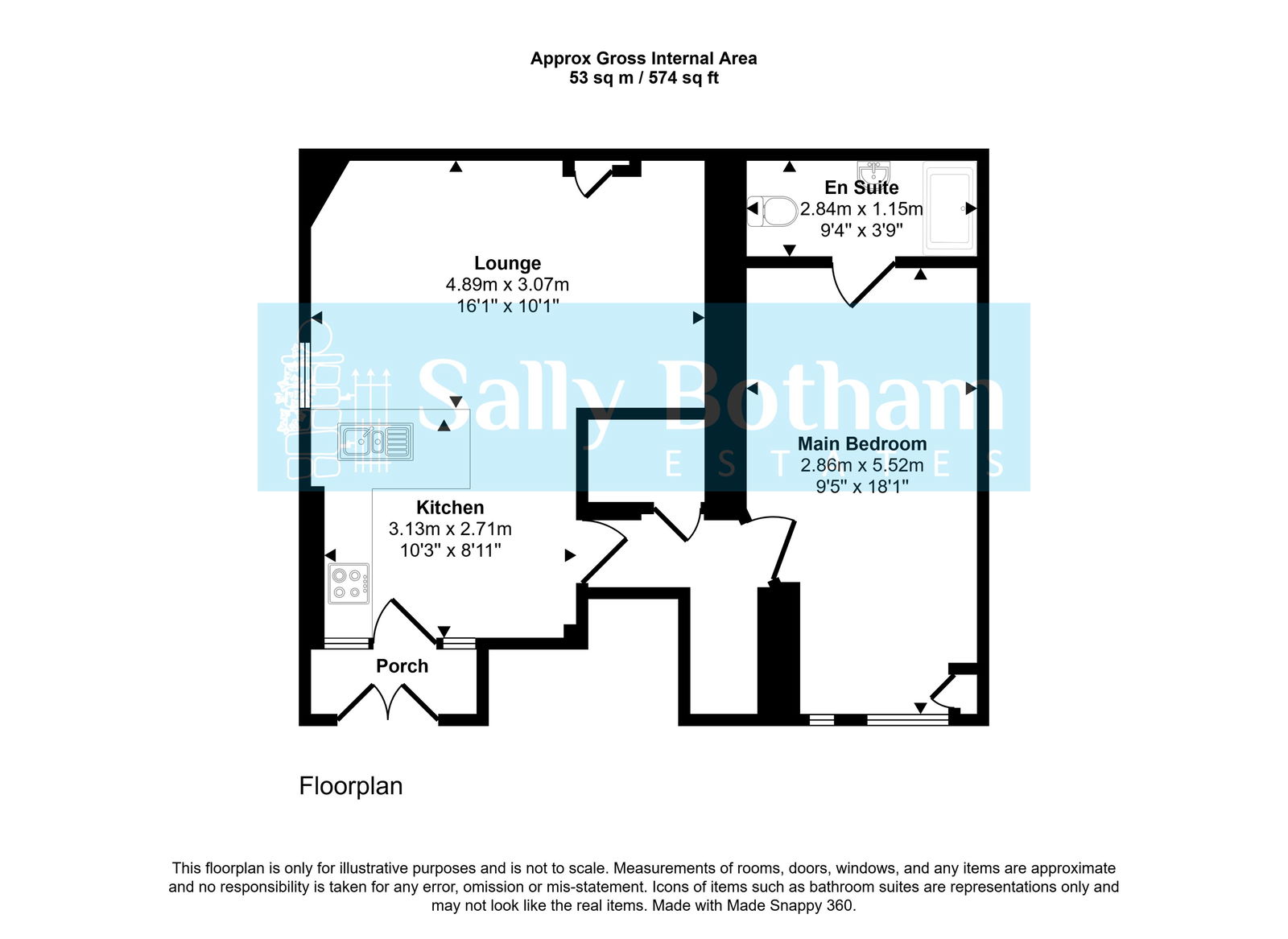 87 - 89, Smedley Street East, Matlock floorplan