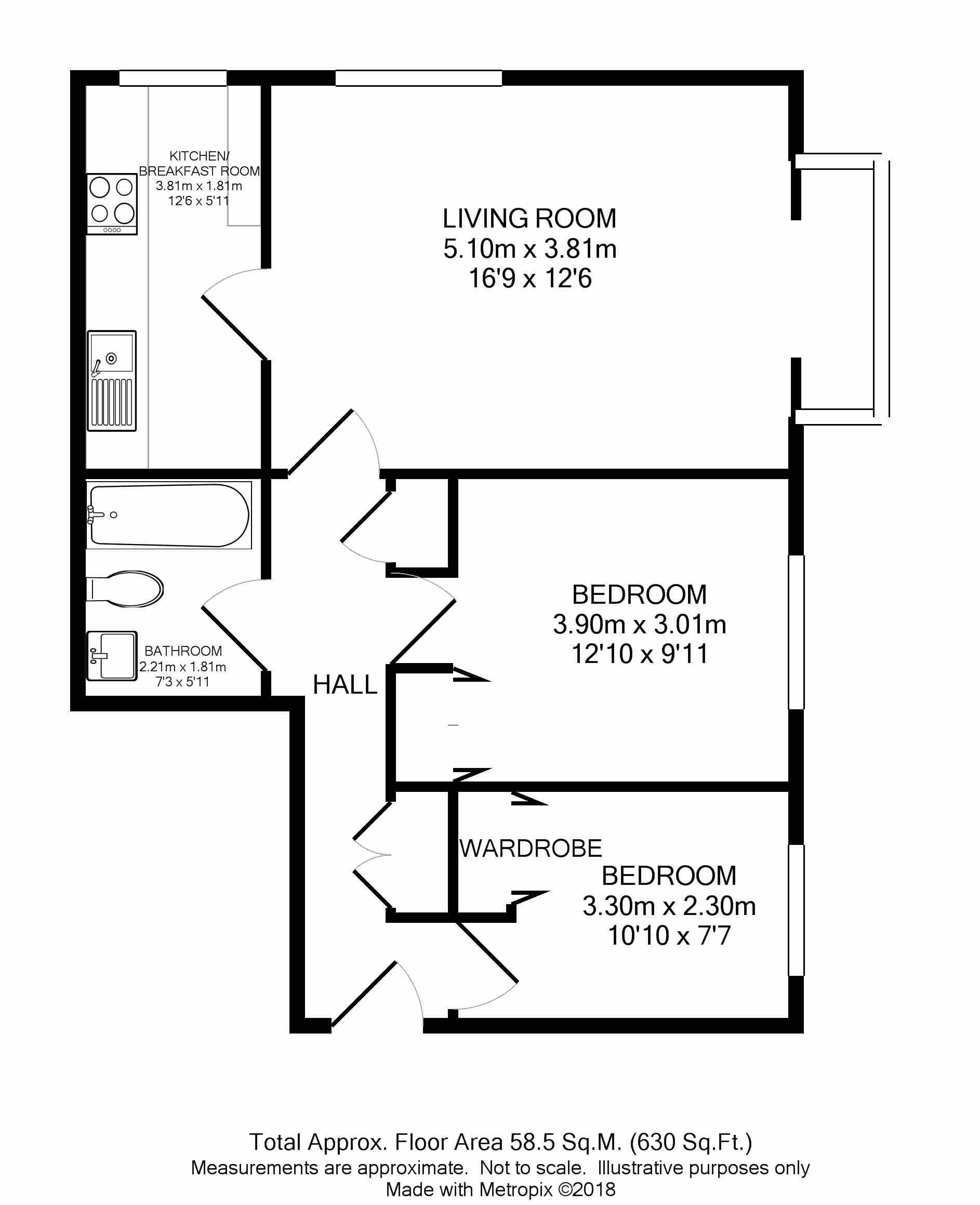 Hilliard Court, Demesne Road, Wallington floorplan