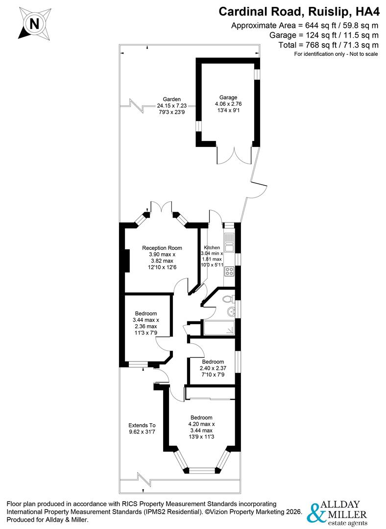 22, Cardinal Road, Ruislip floorplan