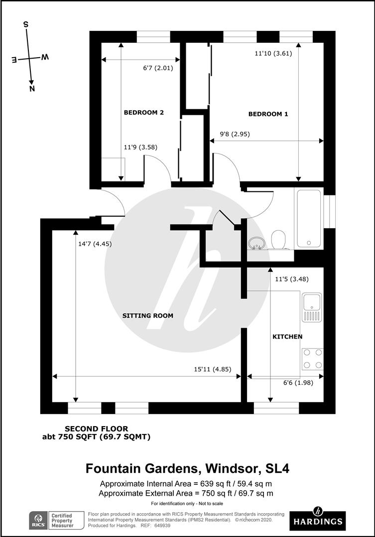 Fountain Gardens, Windsor, Berkshire SL4, 2 bedroom flat for sale